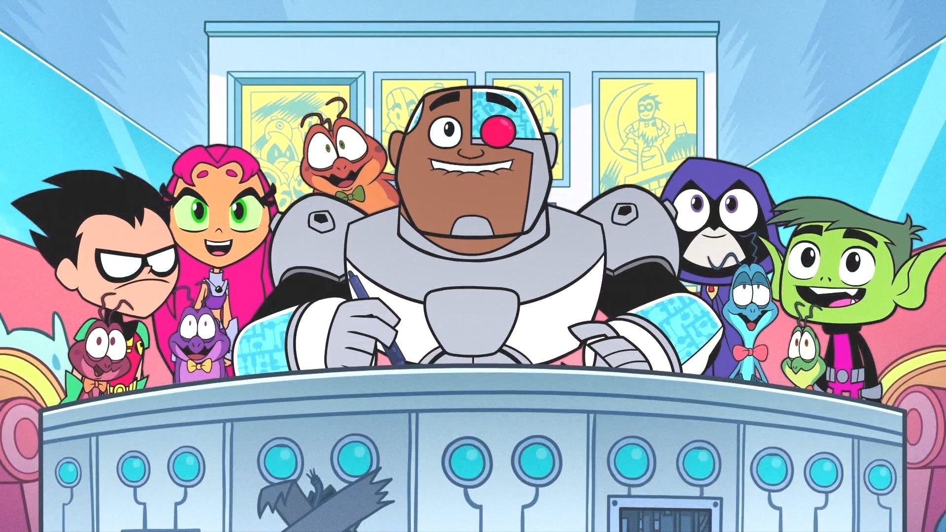 Teen Titans Go! See Space Jam Background