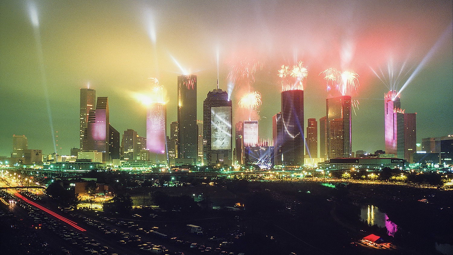 Jean-Michel Jarre - Rendez-Vous Houston, A City In Concert Background