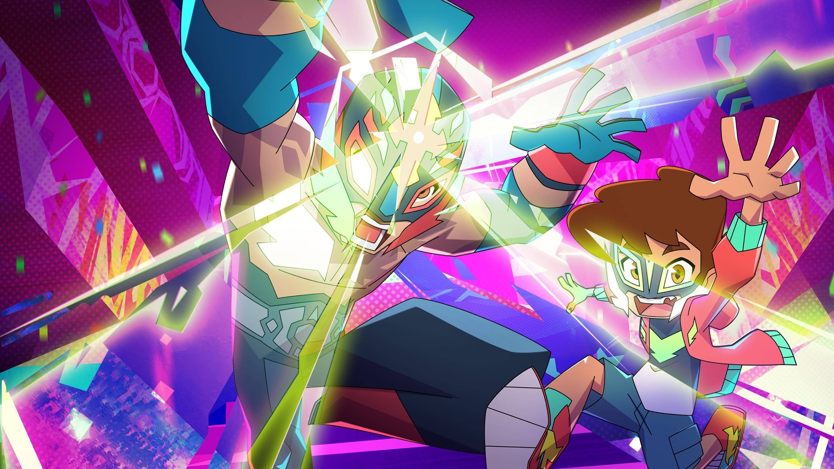 Rey Mysterio vs La Oscuridad Background