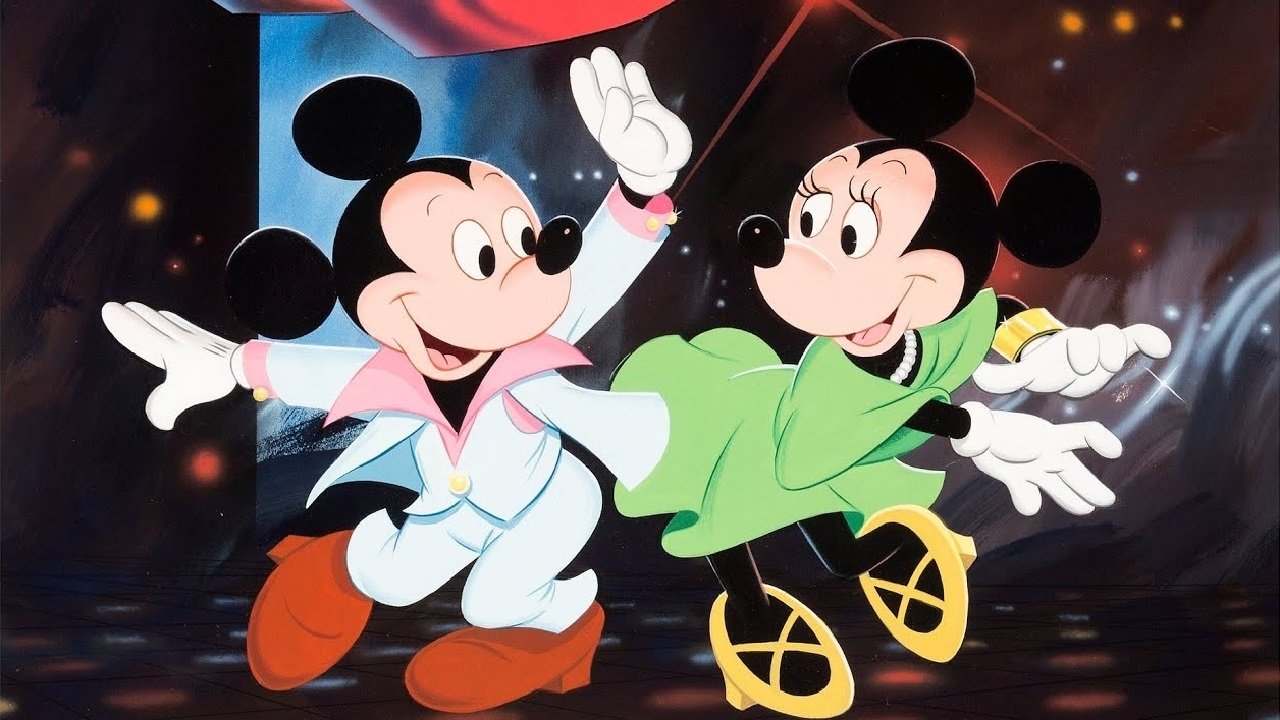 Mickey Mouse Disco Background
