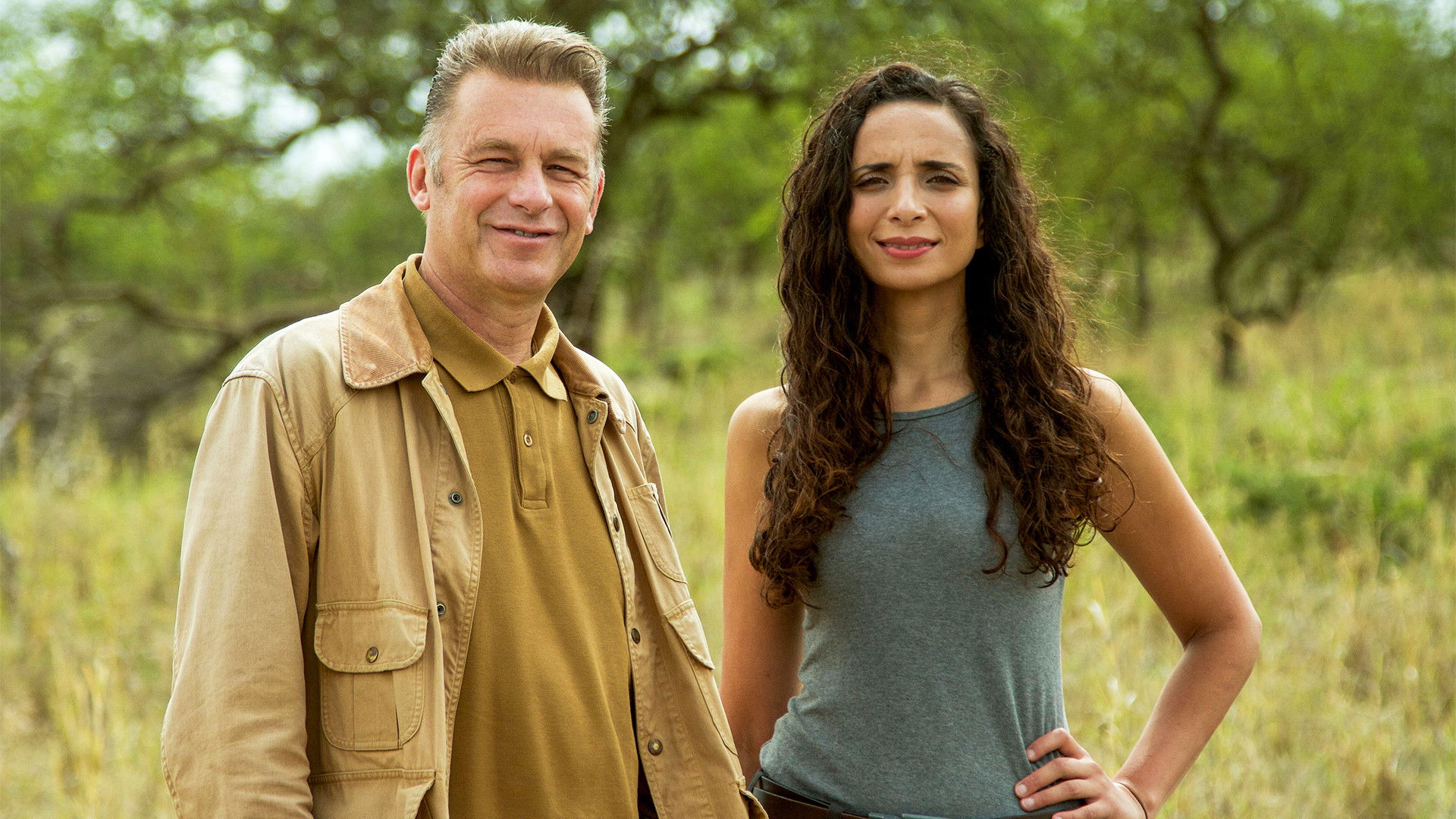 Waterhole: Africa's Animal Oasis Background