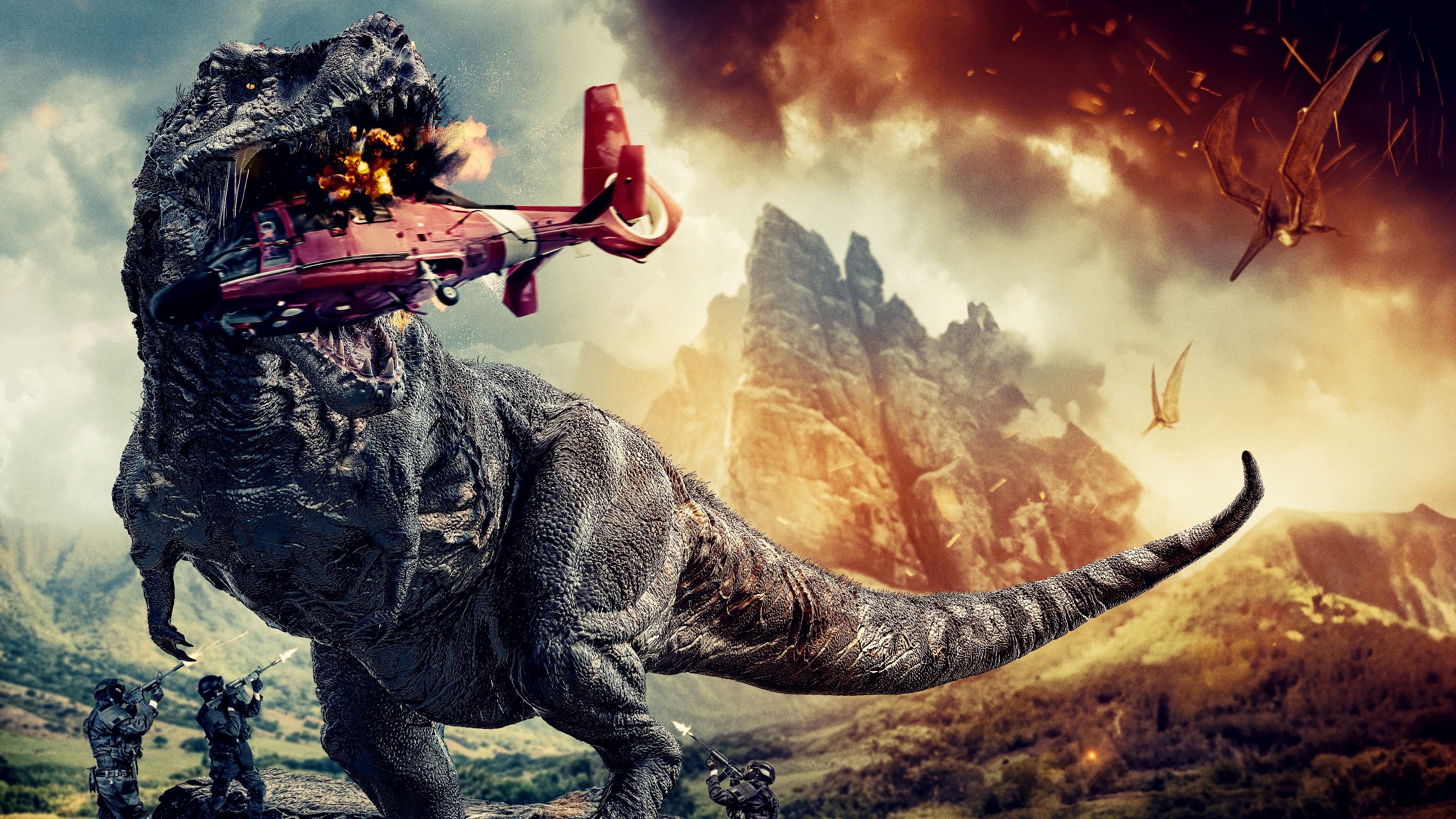 Jurassic Triangle Background