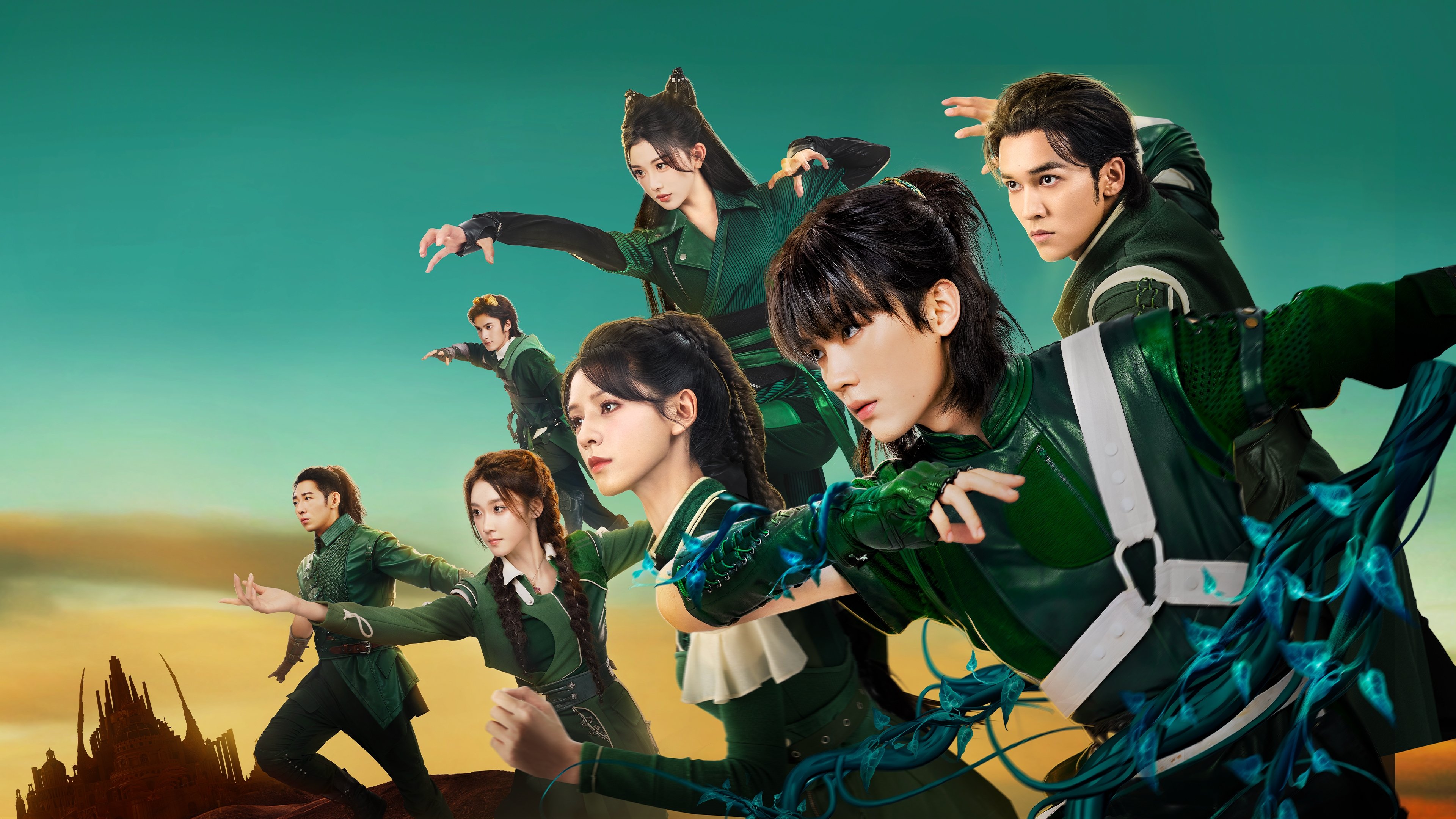 The Land of Warriors Background