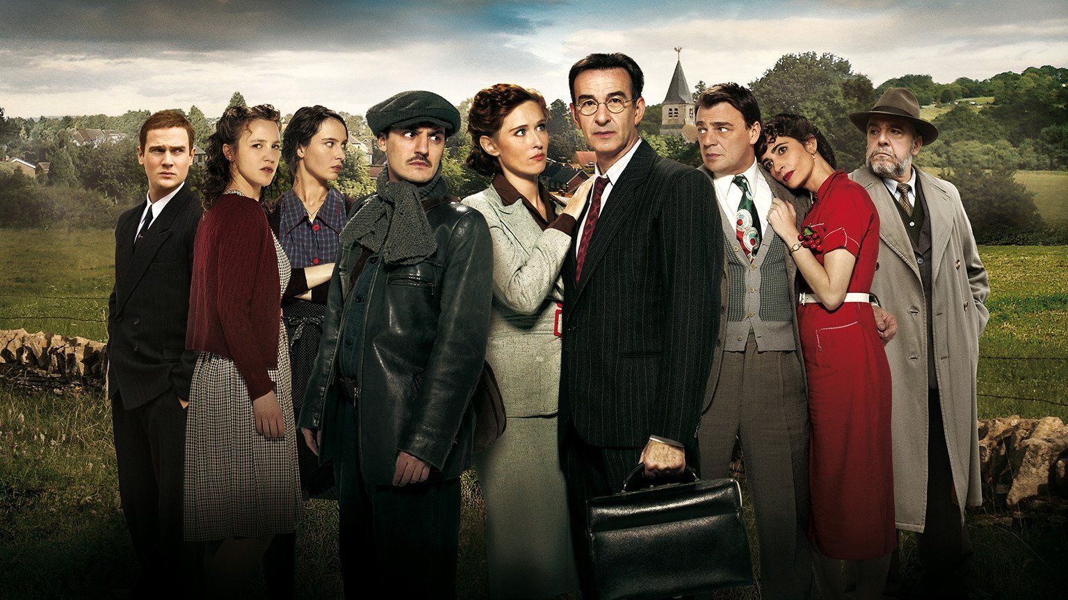 A French Village Background