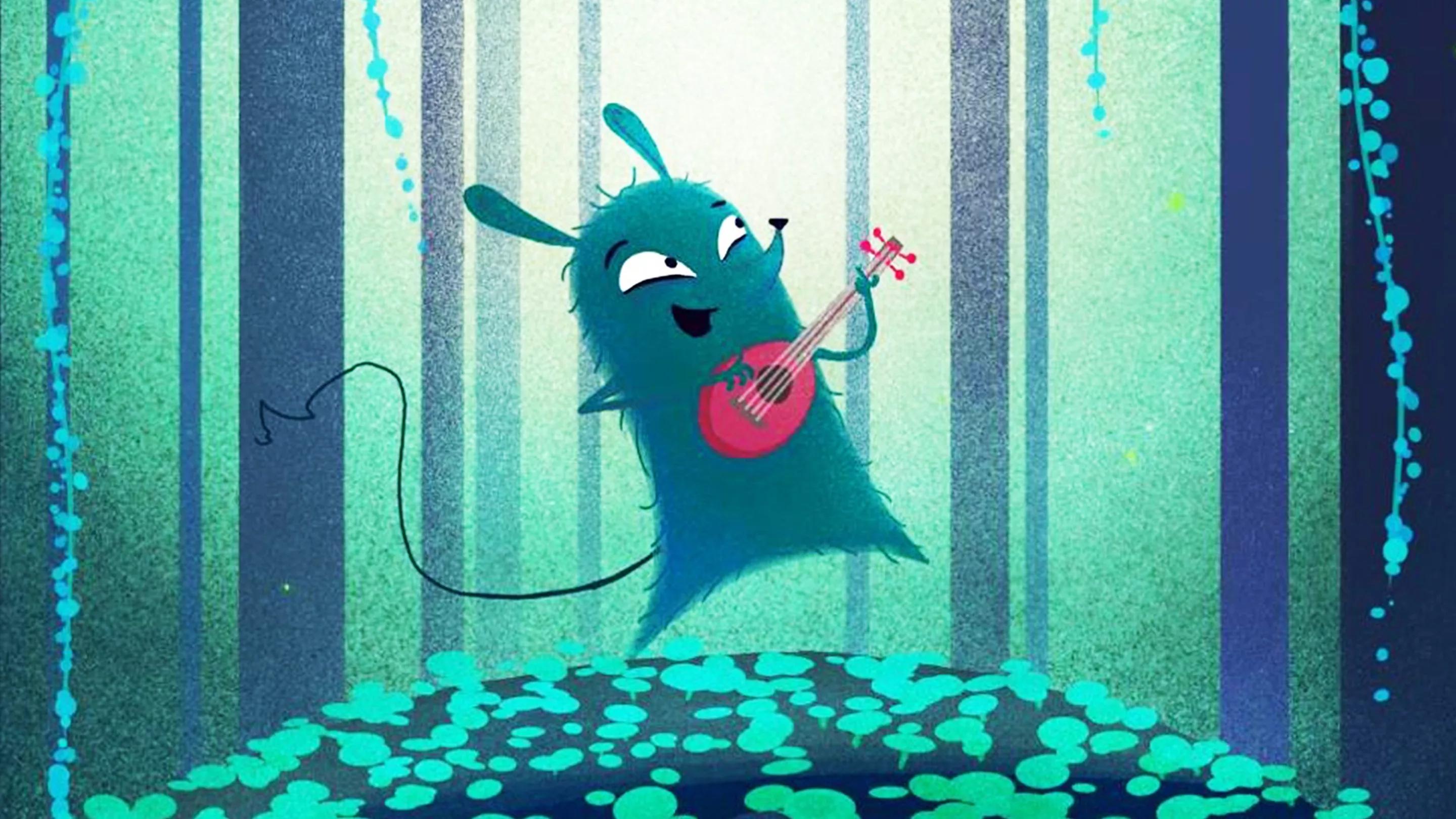 Yuku and the Himalayan Flower Background