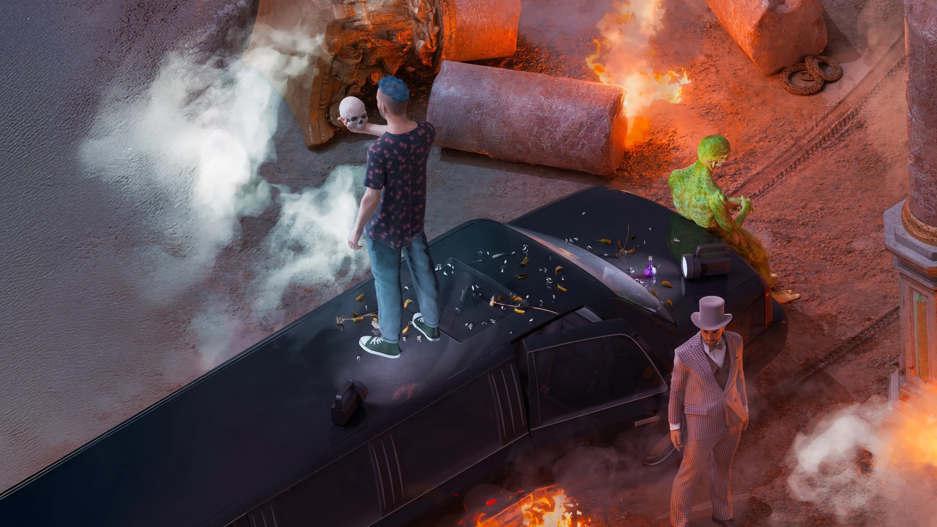 Grand Theft Hamlet Background