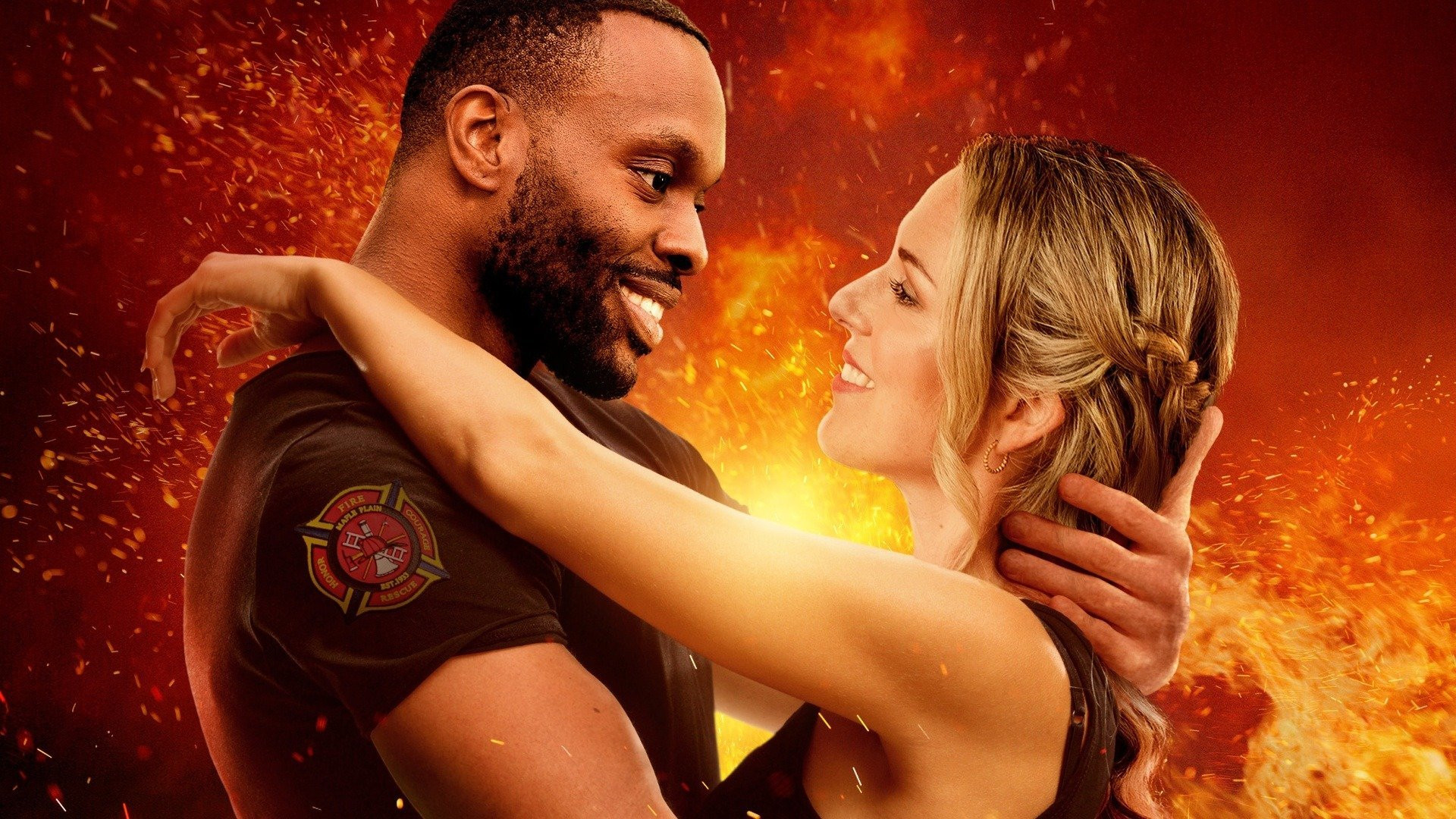 Love on Fire Background