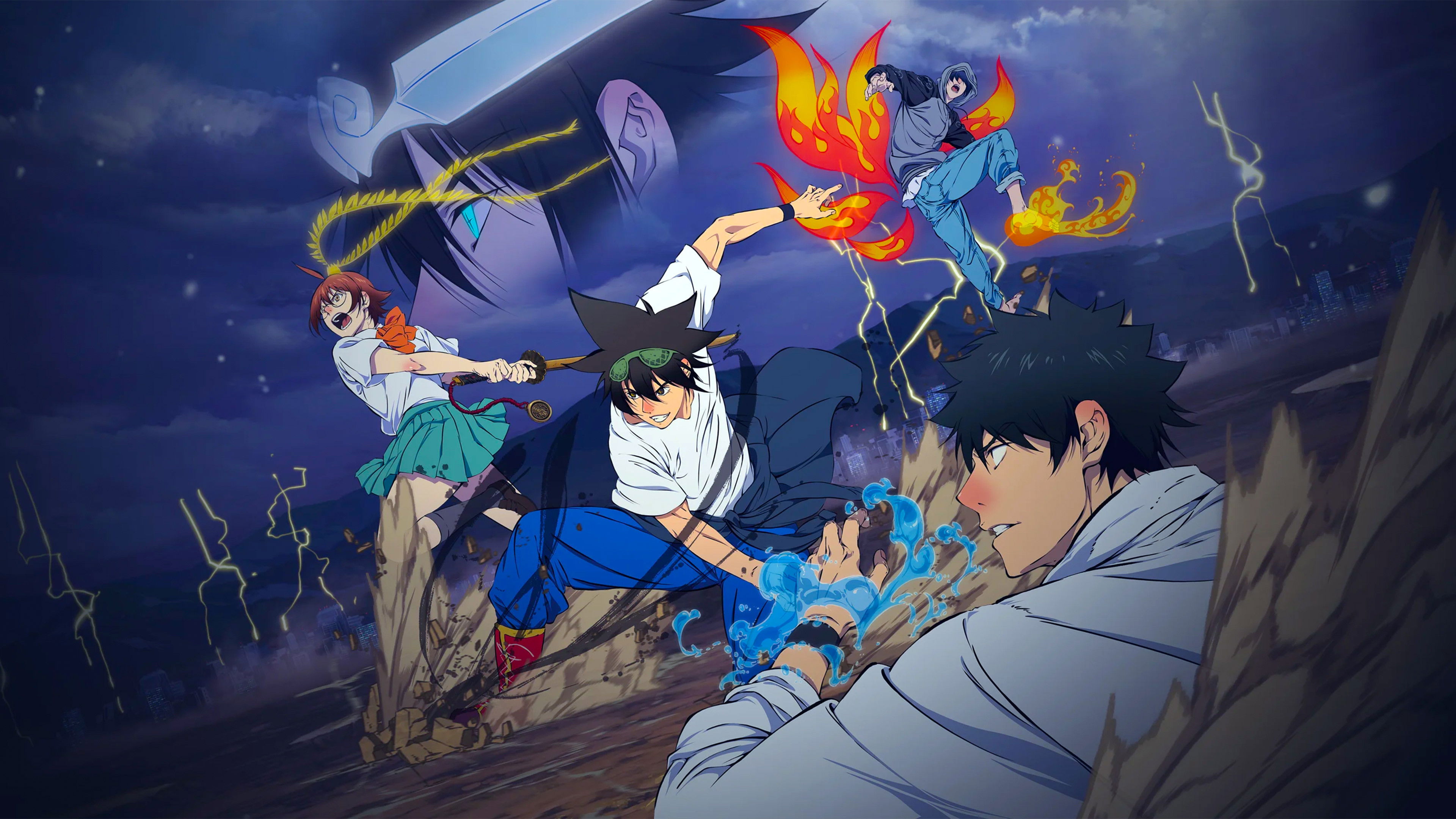 The God of High School Background