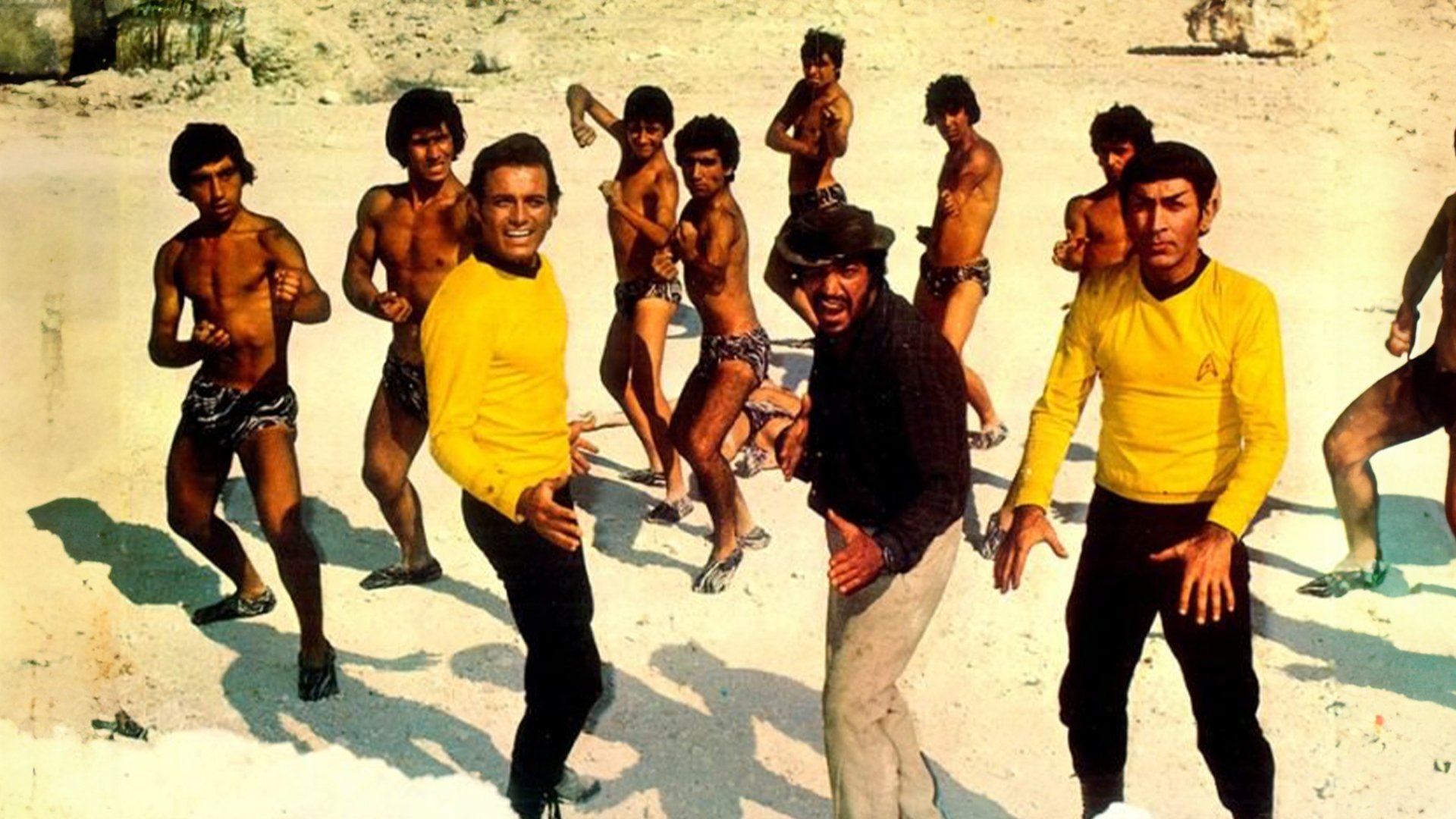 Omer the Tourist in Star Trek Background