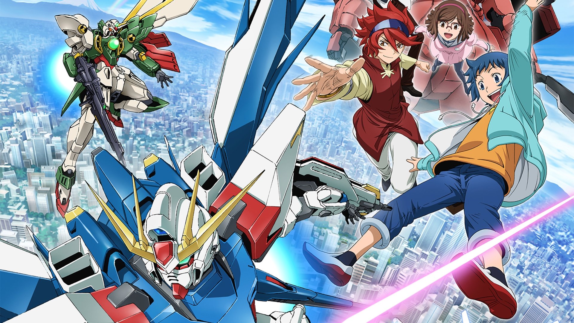Gundam Build Fighters Background