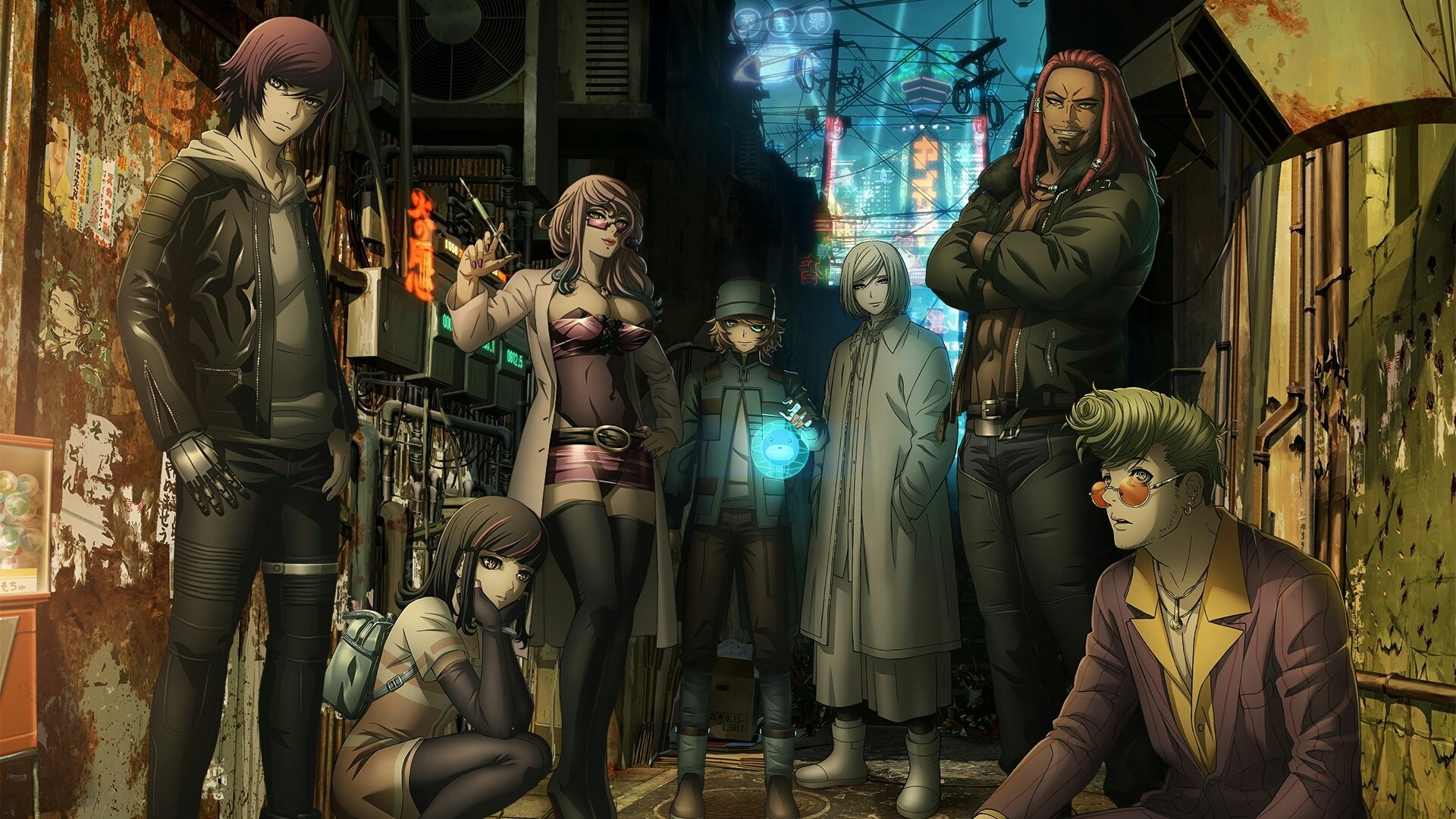 Akudama Drive Background