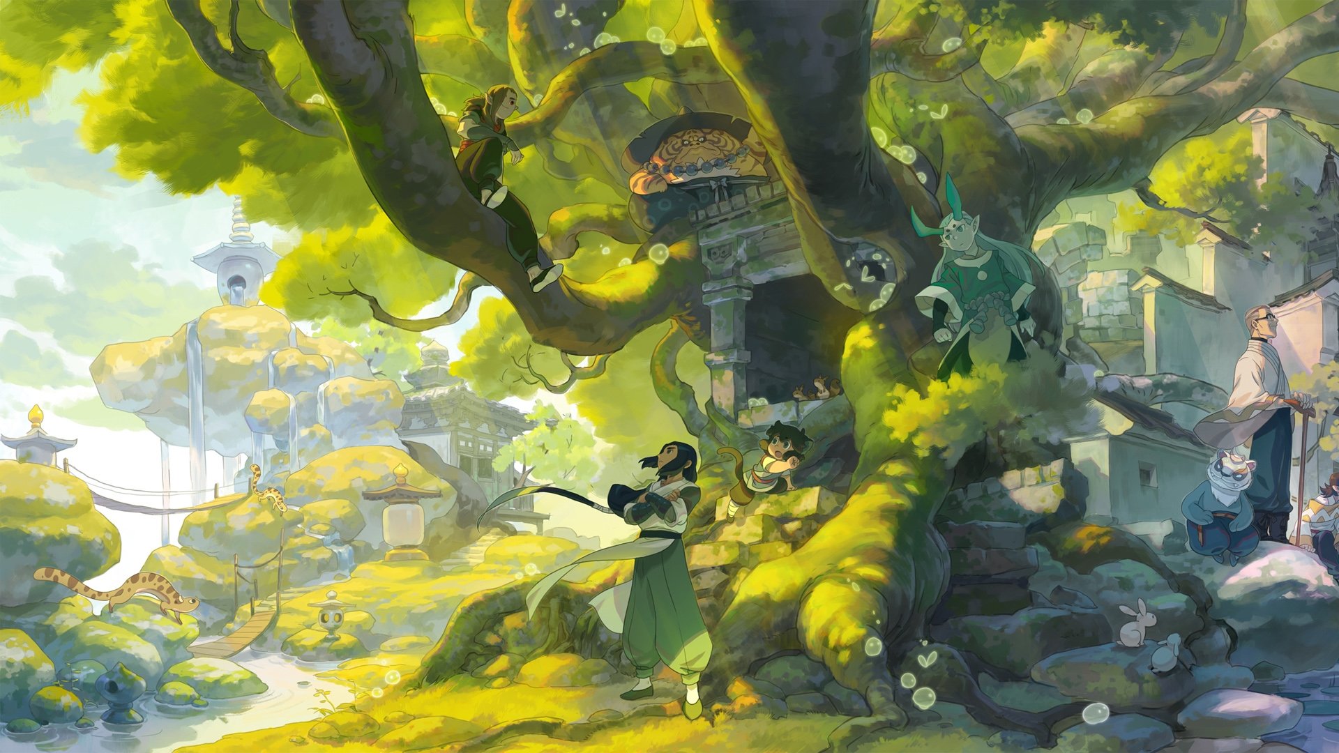 The Legend of Hei Background