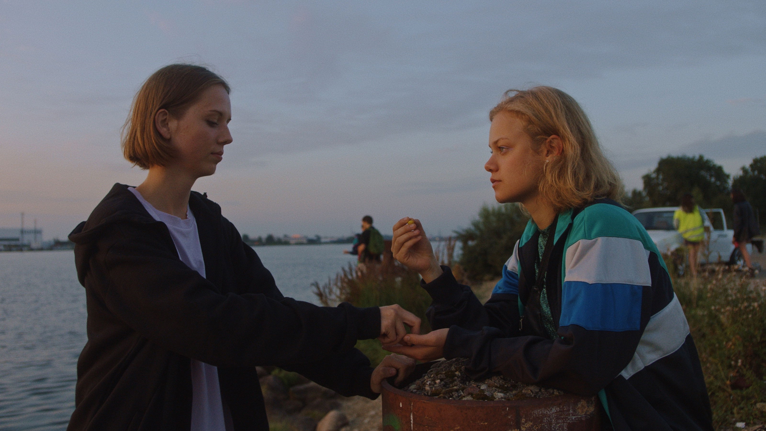 Neon Spring Background