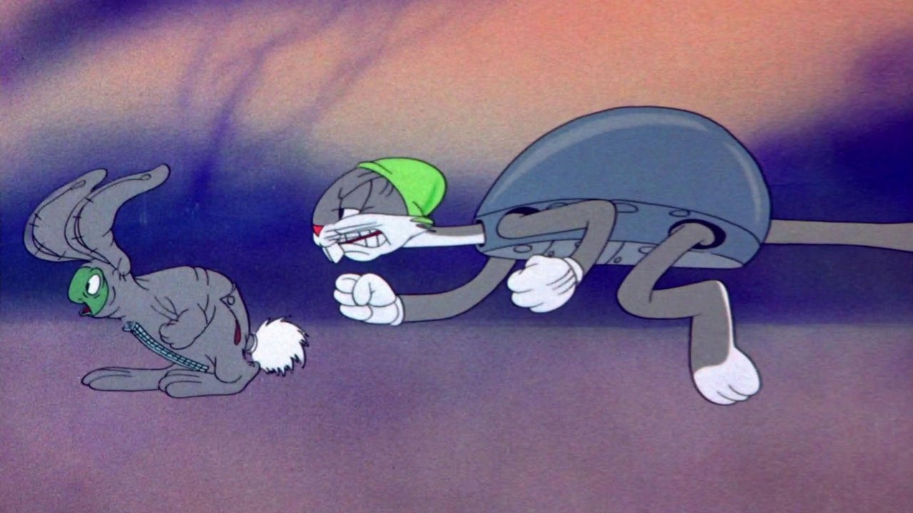 Tortoise Wins by a Hare Background