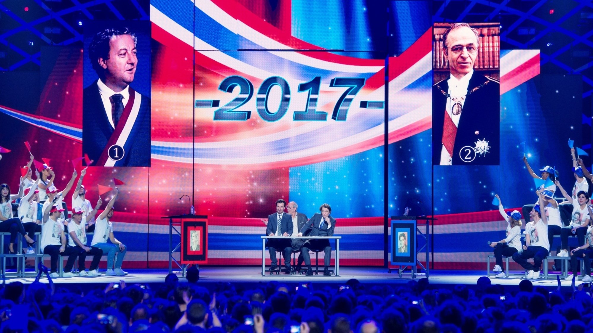 Les Enfoirés 2017 - Mission Enfoirés Background