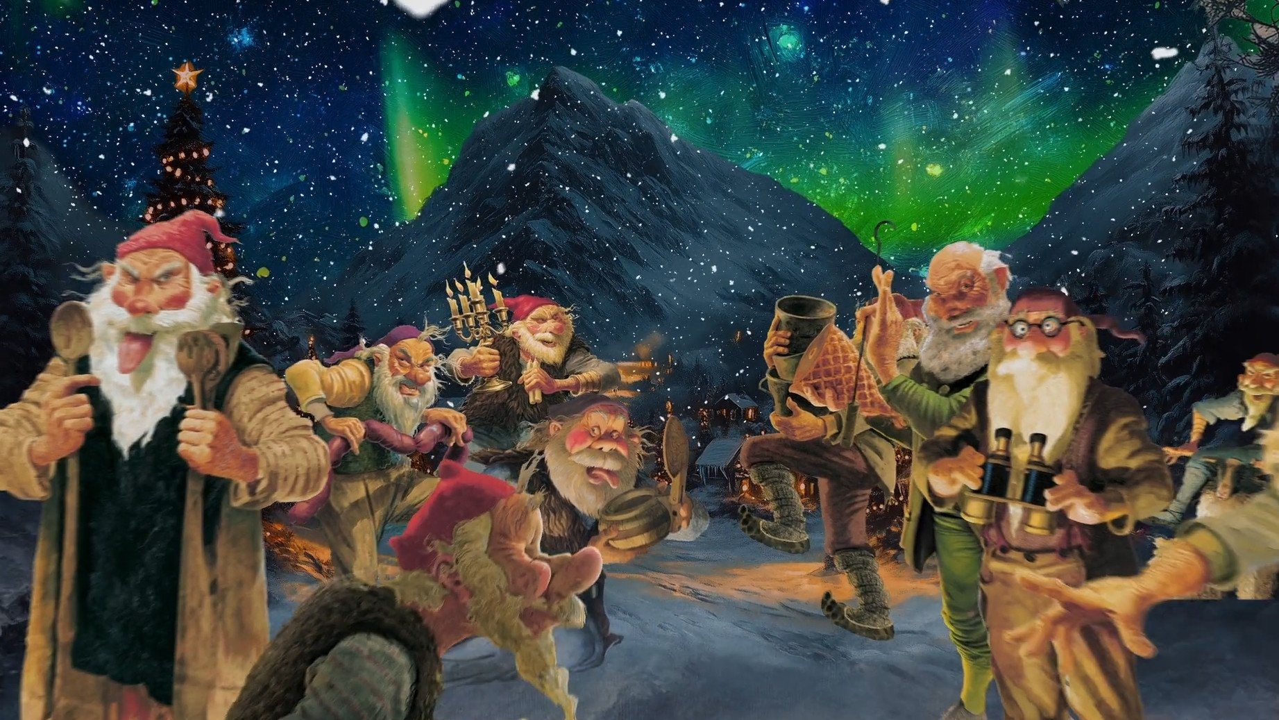 The Christmas Quest Background