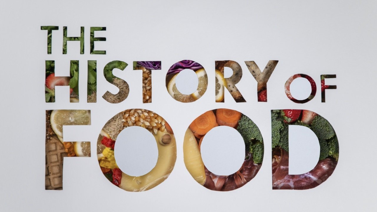 The History of Food Background