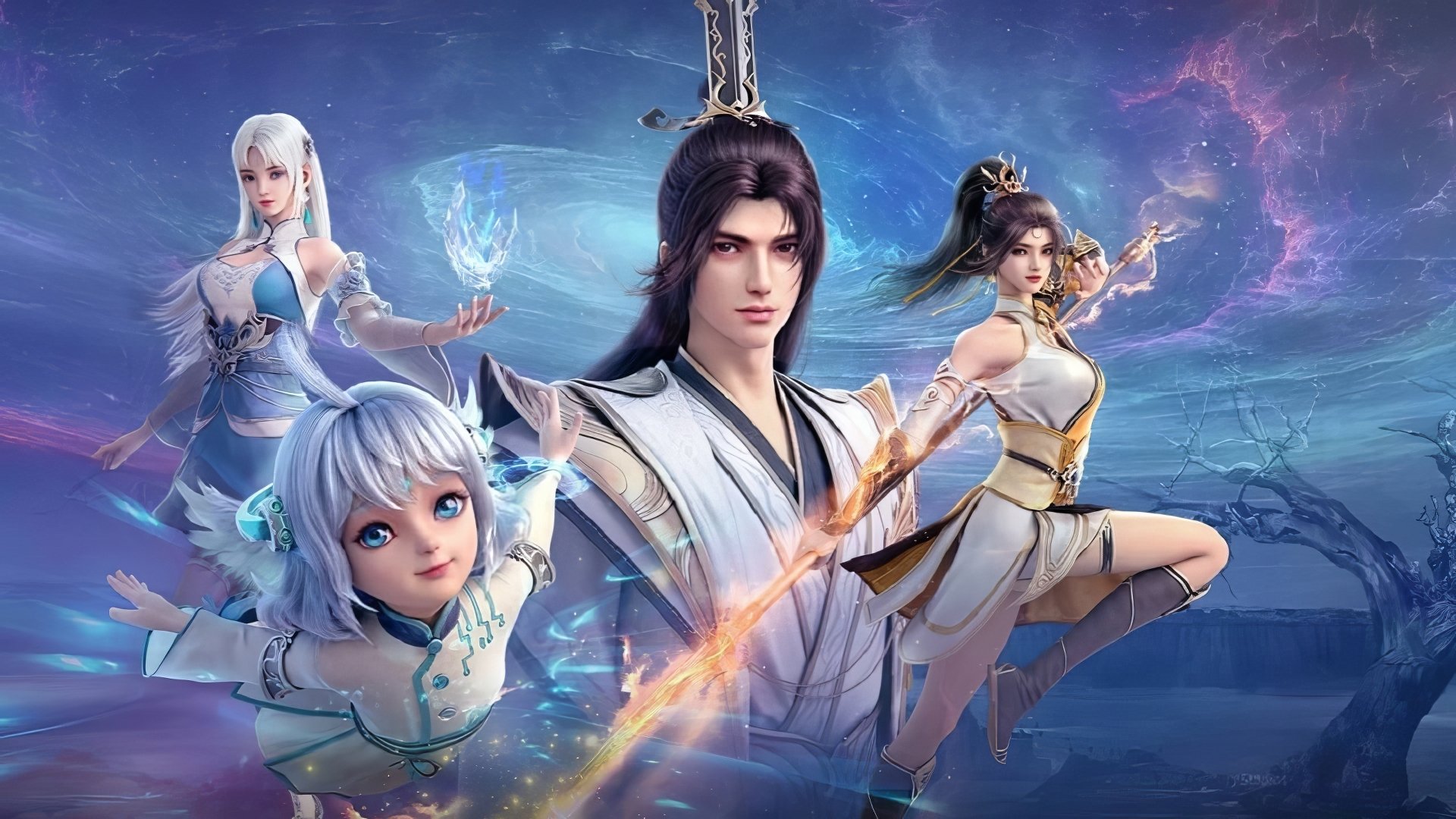 Over Goddess Background