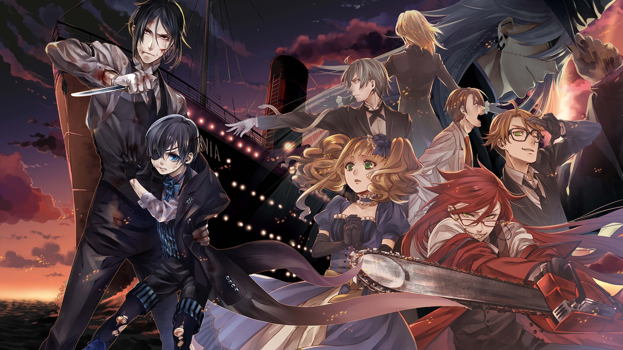 Black Butler: Book of the Atlantic Background