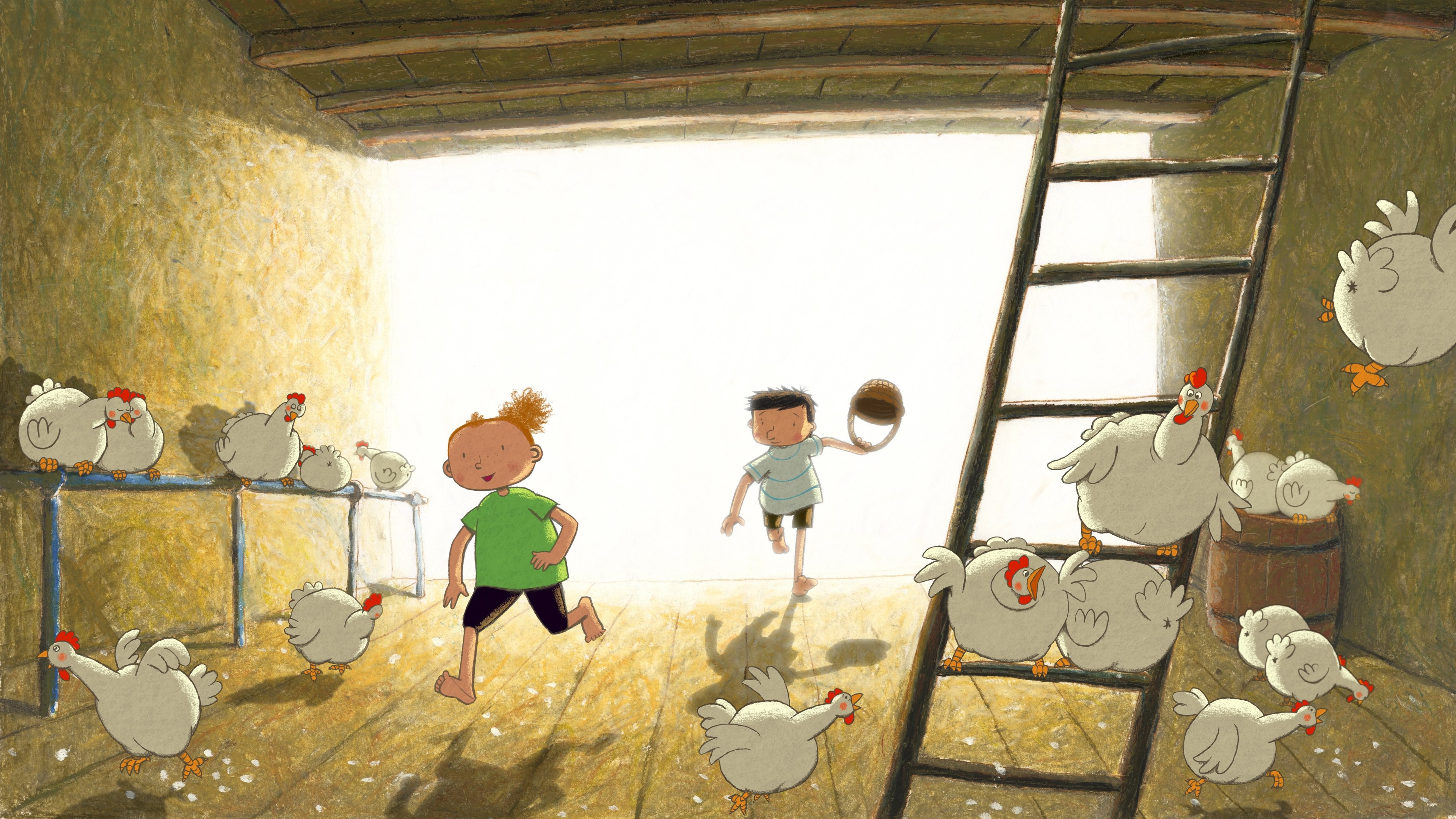 Raining Cats and Frogs Background