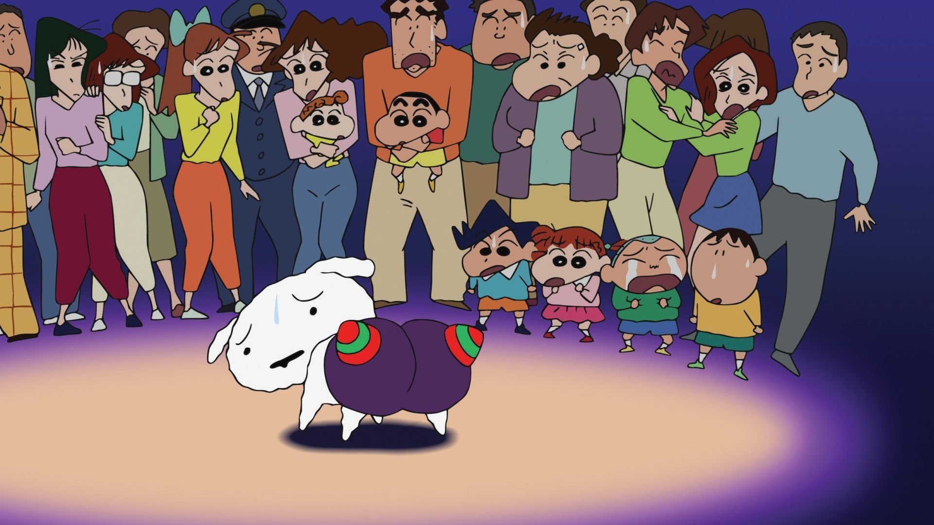 Crayon Shin-chan: Invoke a Storm! The Singing Buttocks Bomb Background