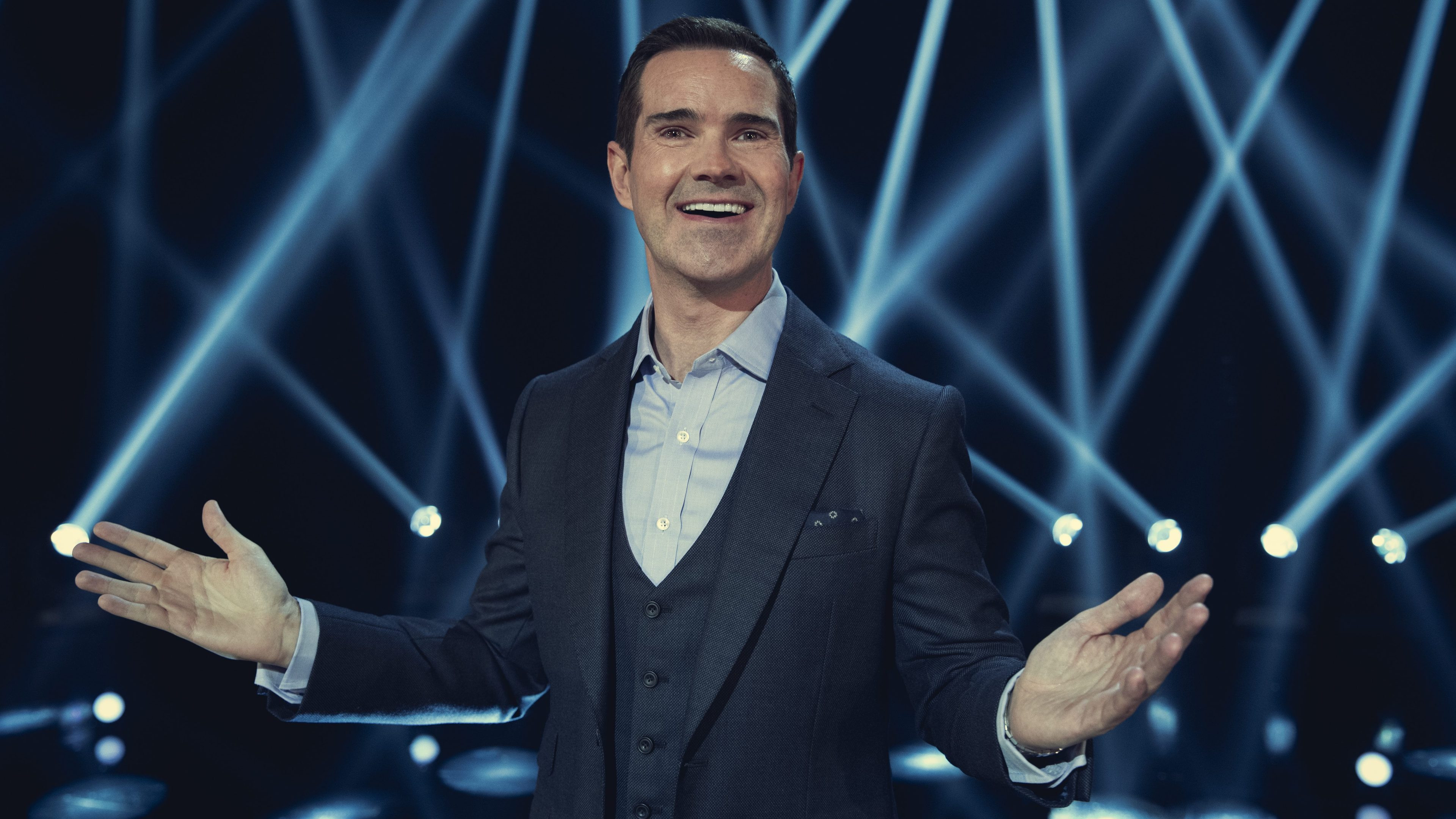 Jimmy Carr: His Dark Material Background