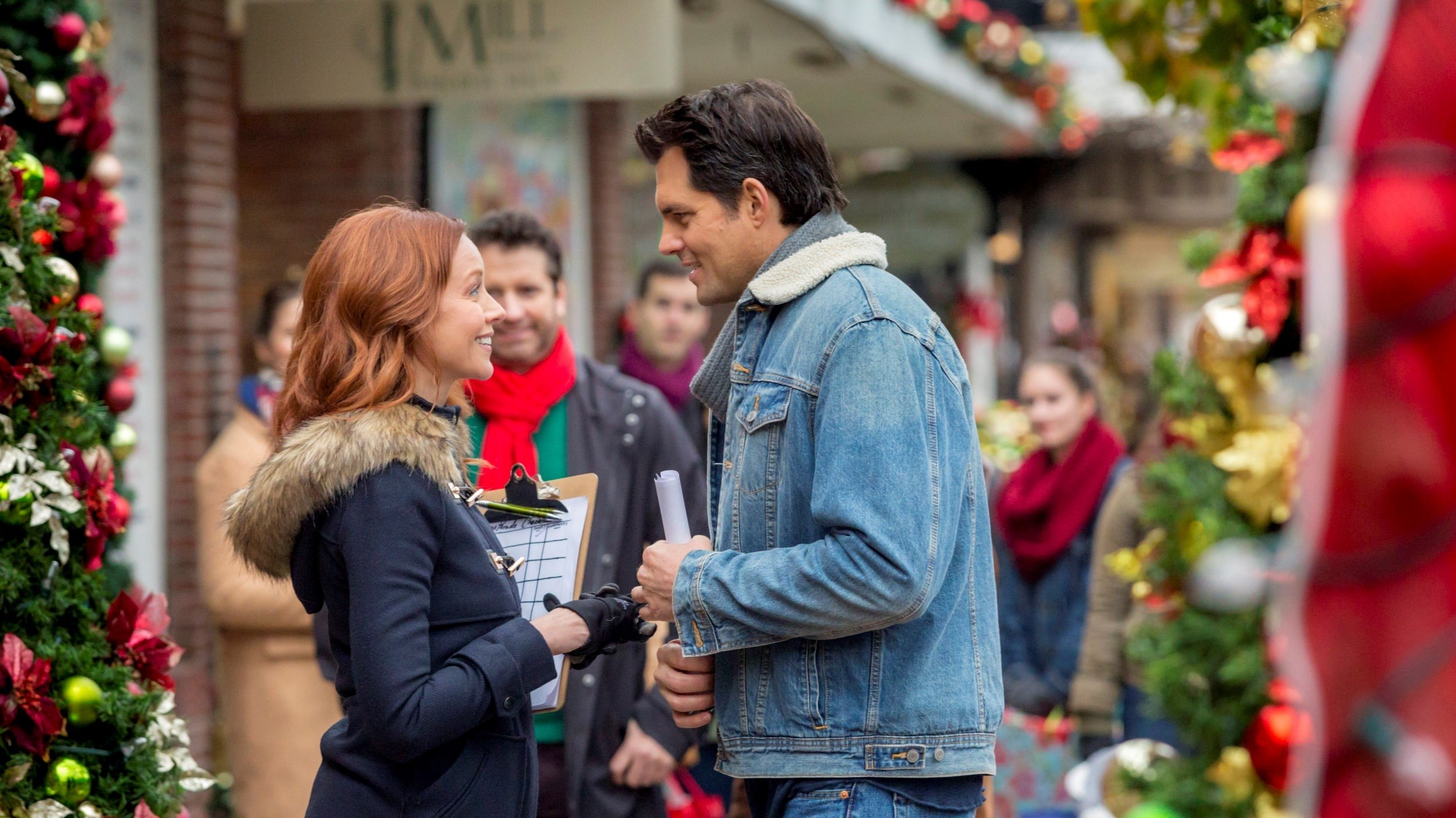 Rocky Mountain Christmas Background