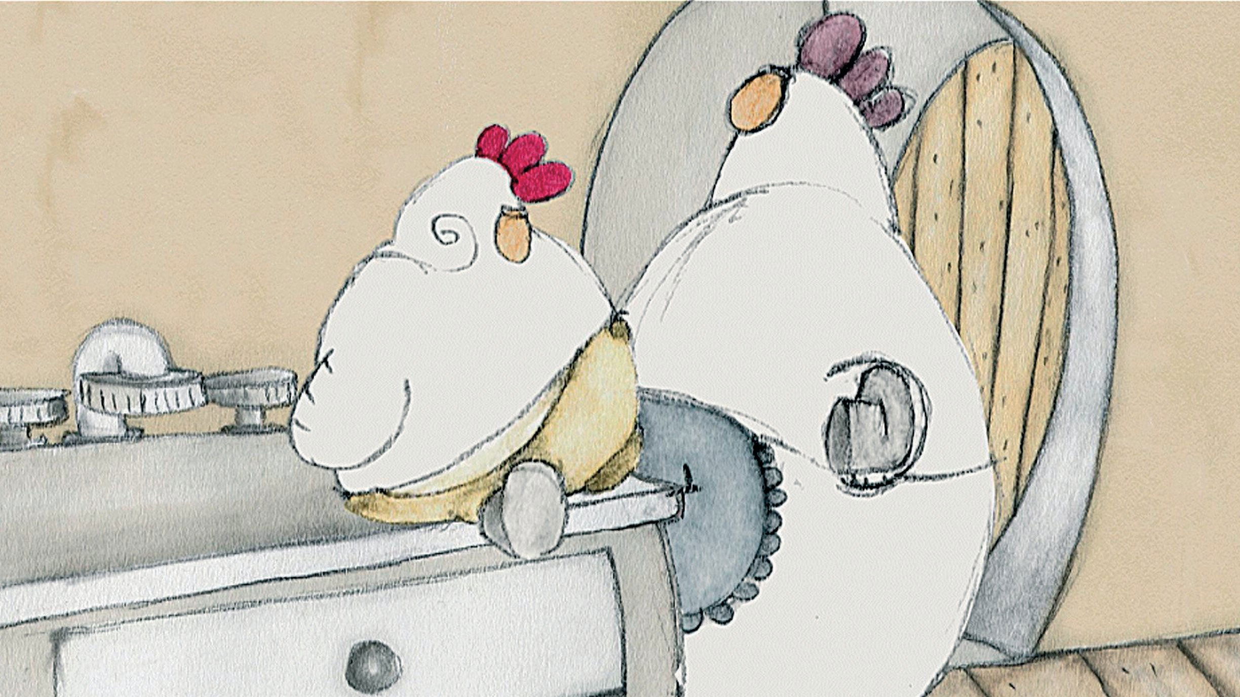 At Home with Mrs. Hen Background