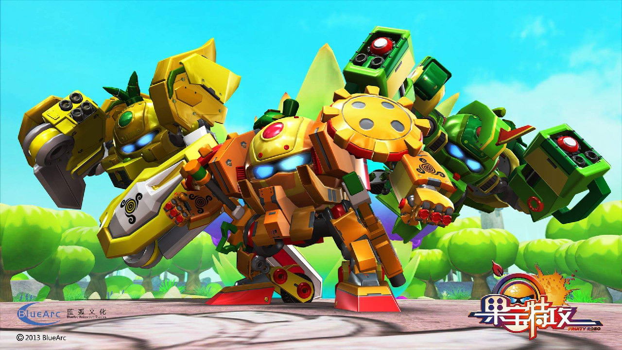 Fruity Robo Background