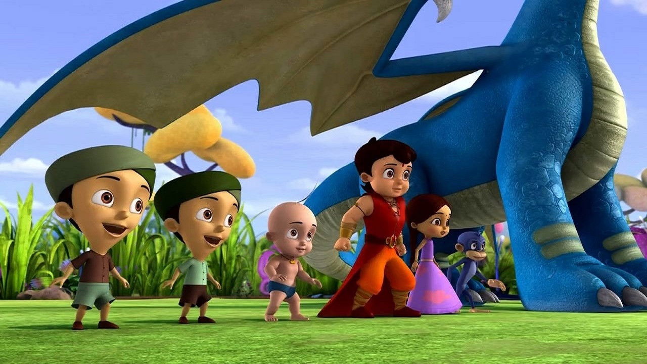 Super Bheem Toota Khush Tara Background