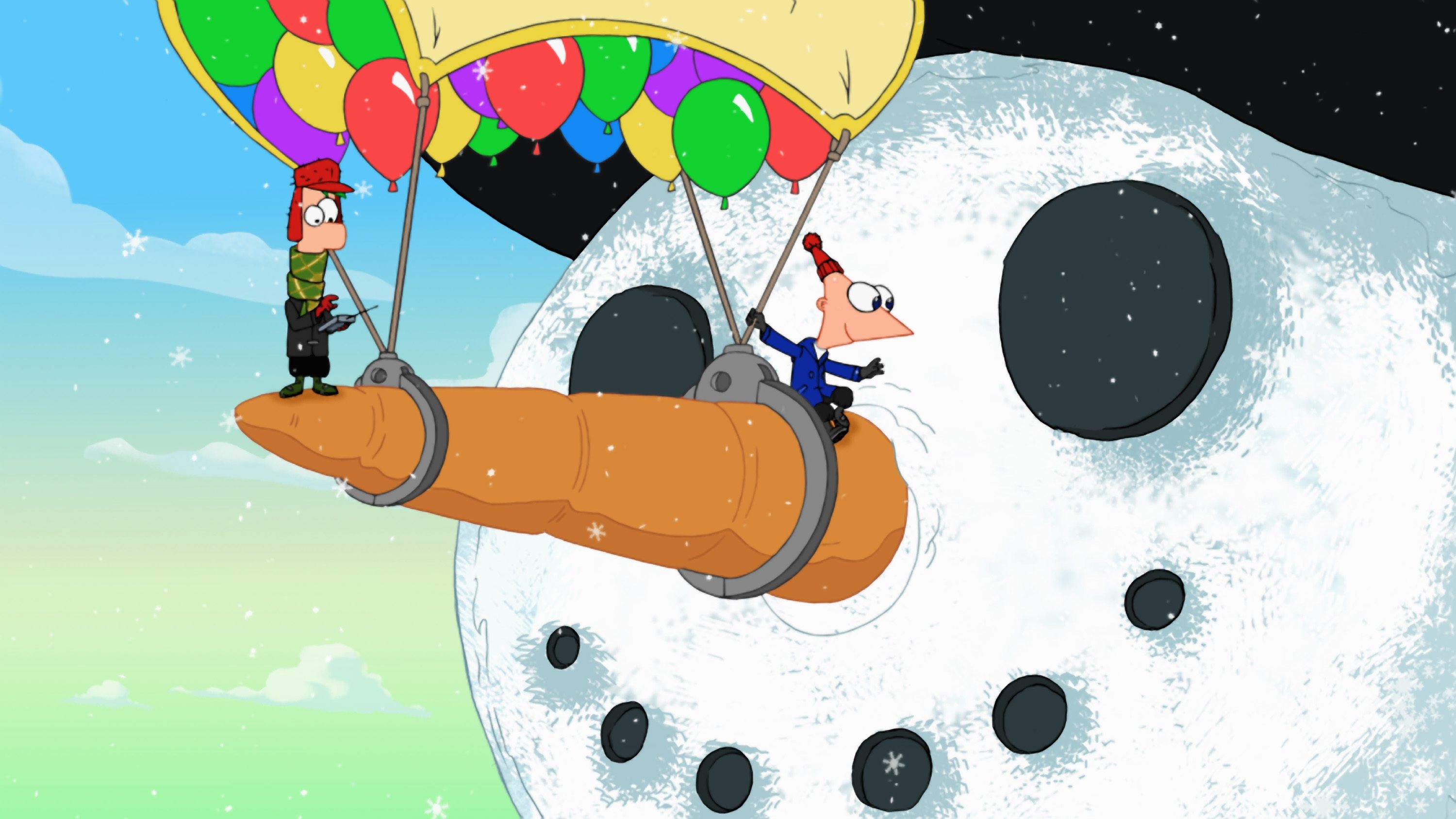 Phineas and Ferb Christmas Vacation! Background