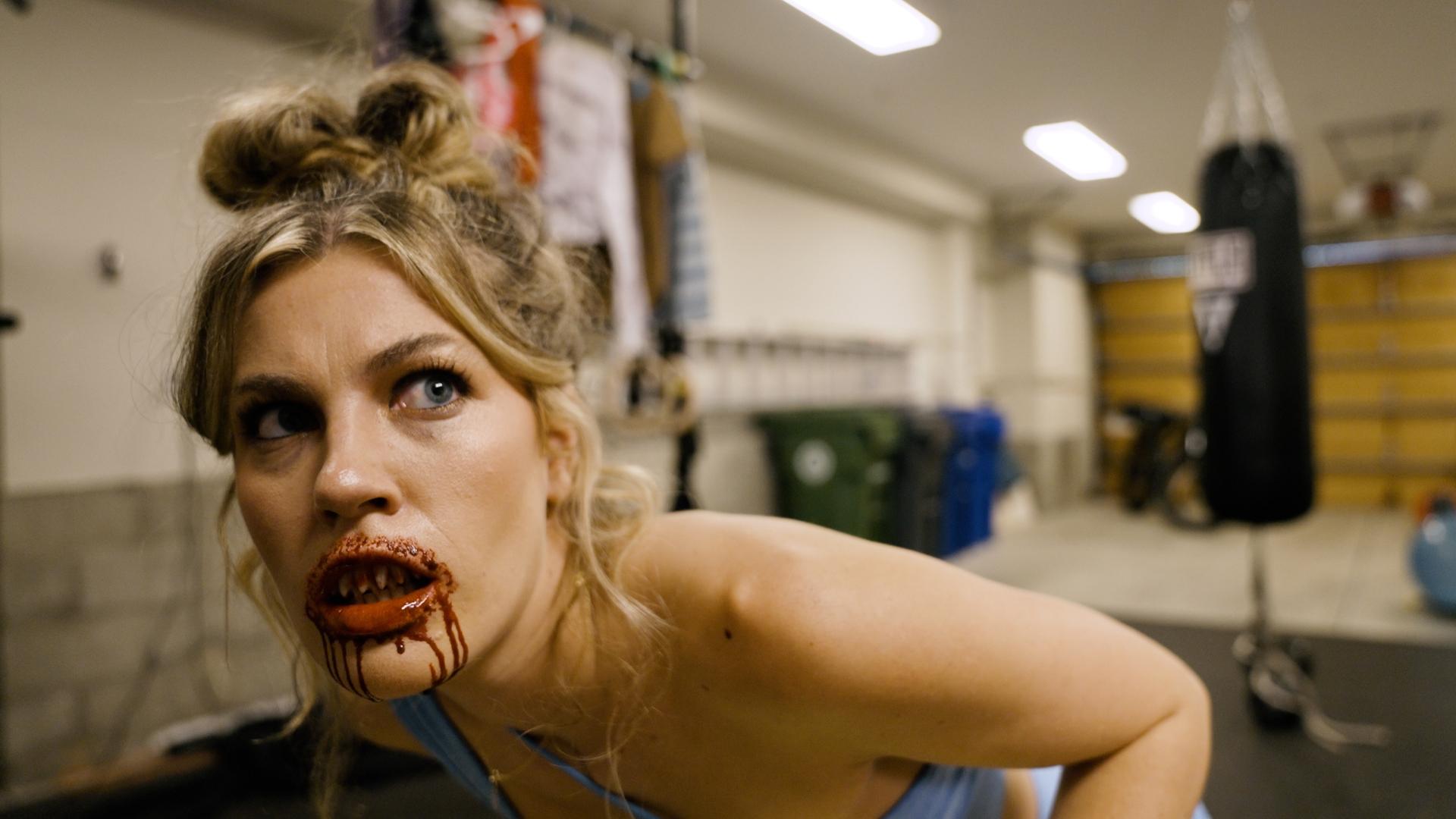 Shark Girl Background