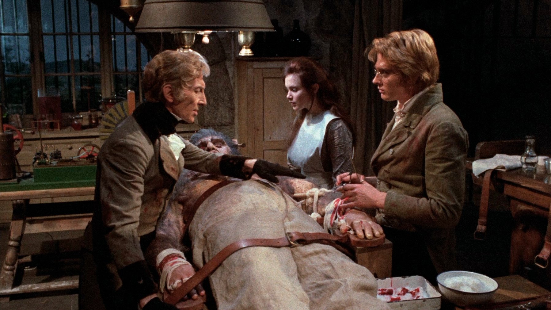 Frankenstein and the Monster from Hell Background