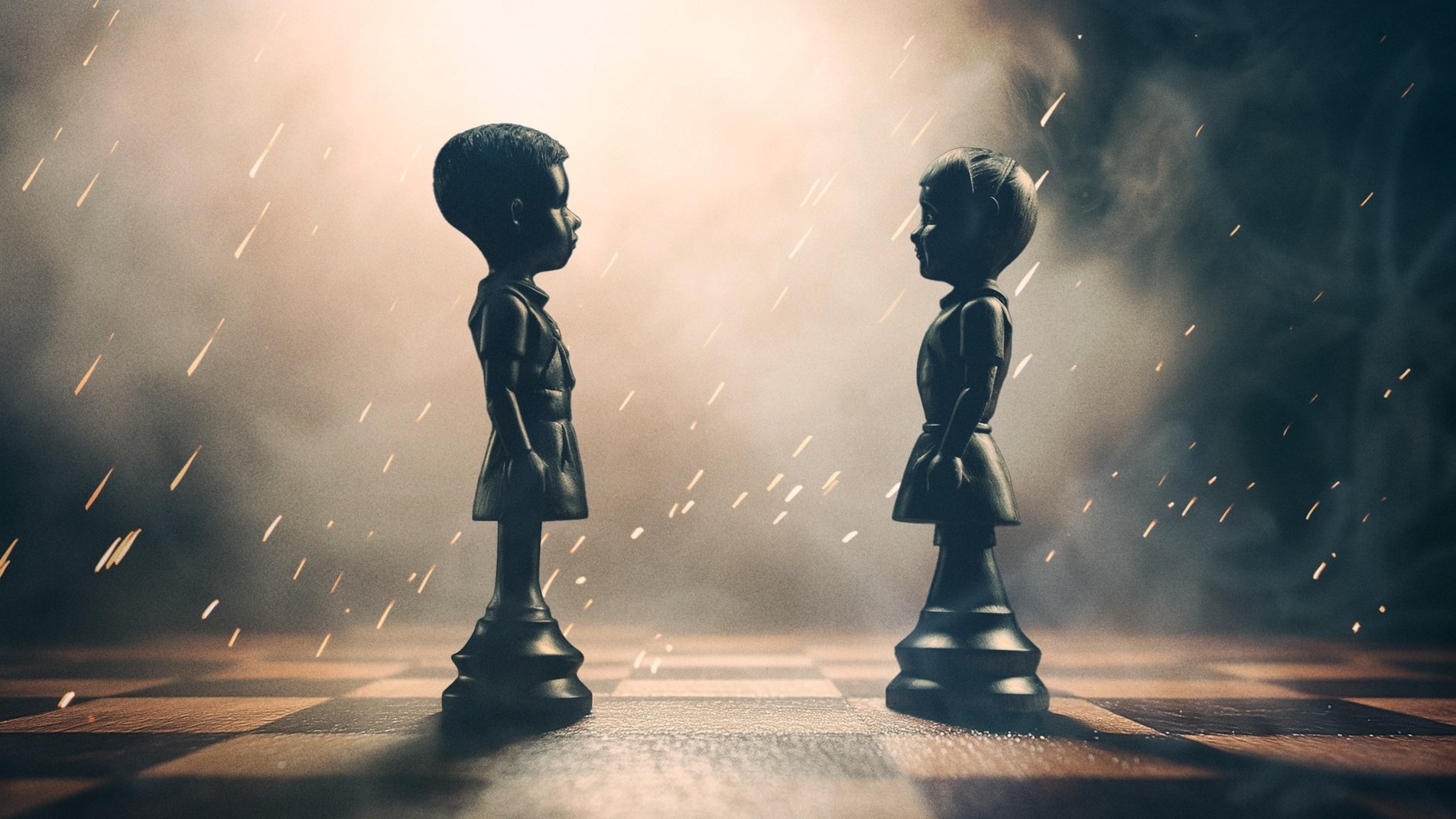 Spillet om børnene Background