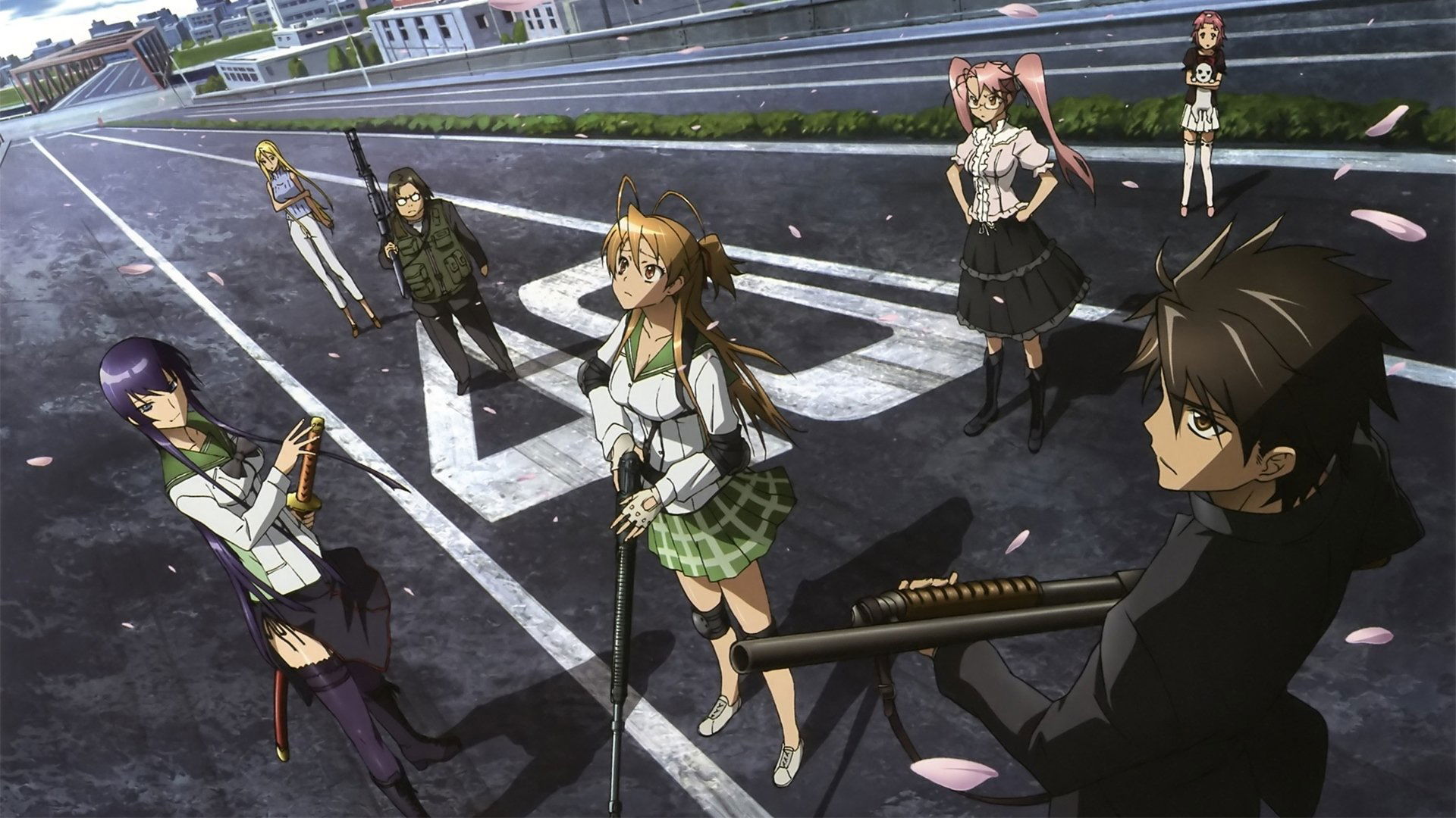 High School of the Dead Background