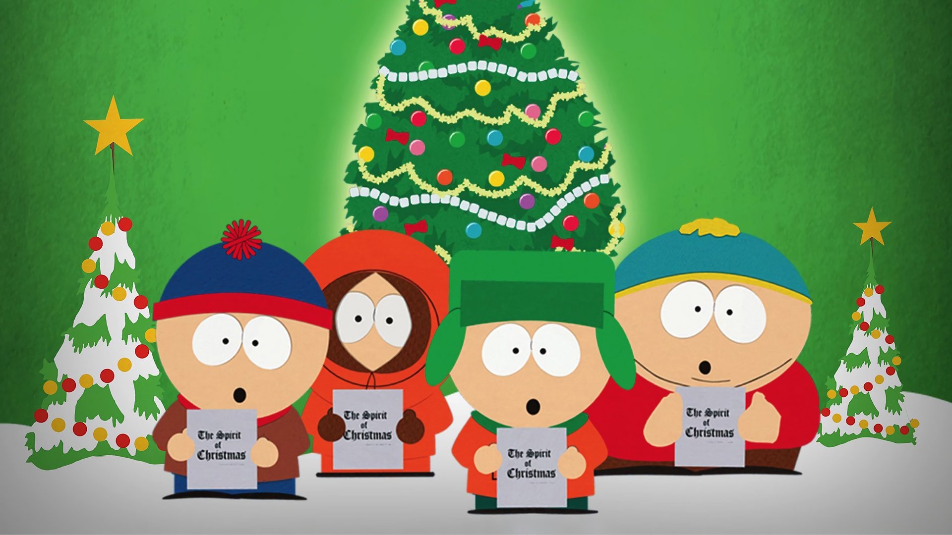 Christmas Time in South Park Background