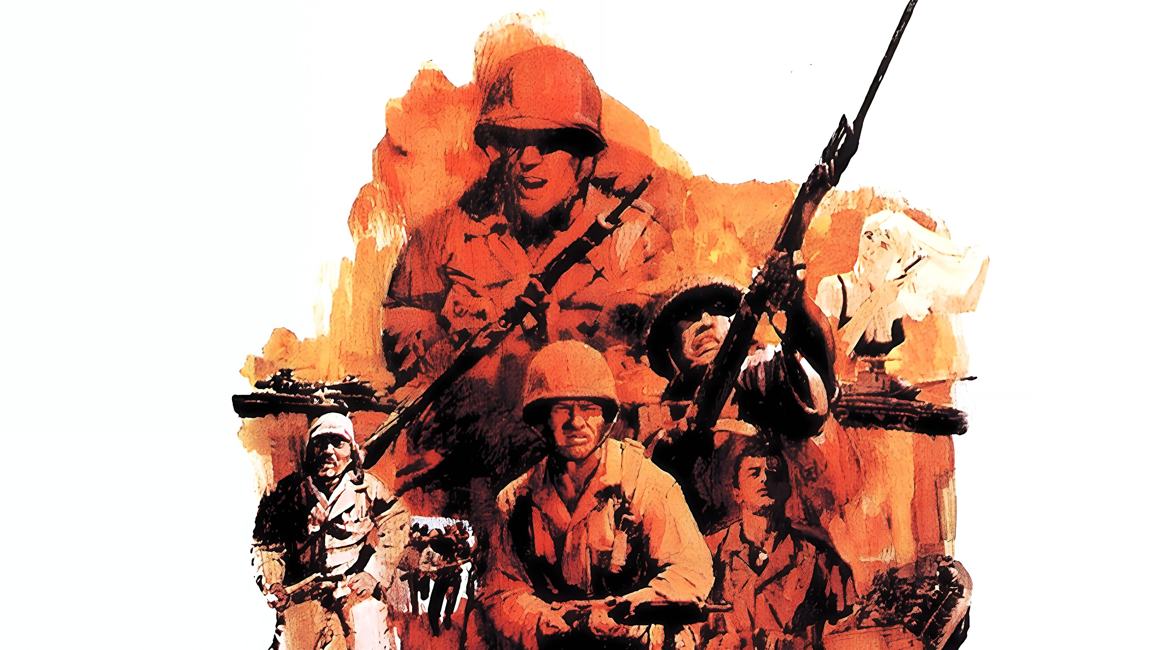 Beach Red Background