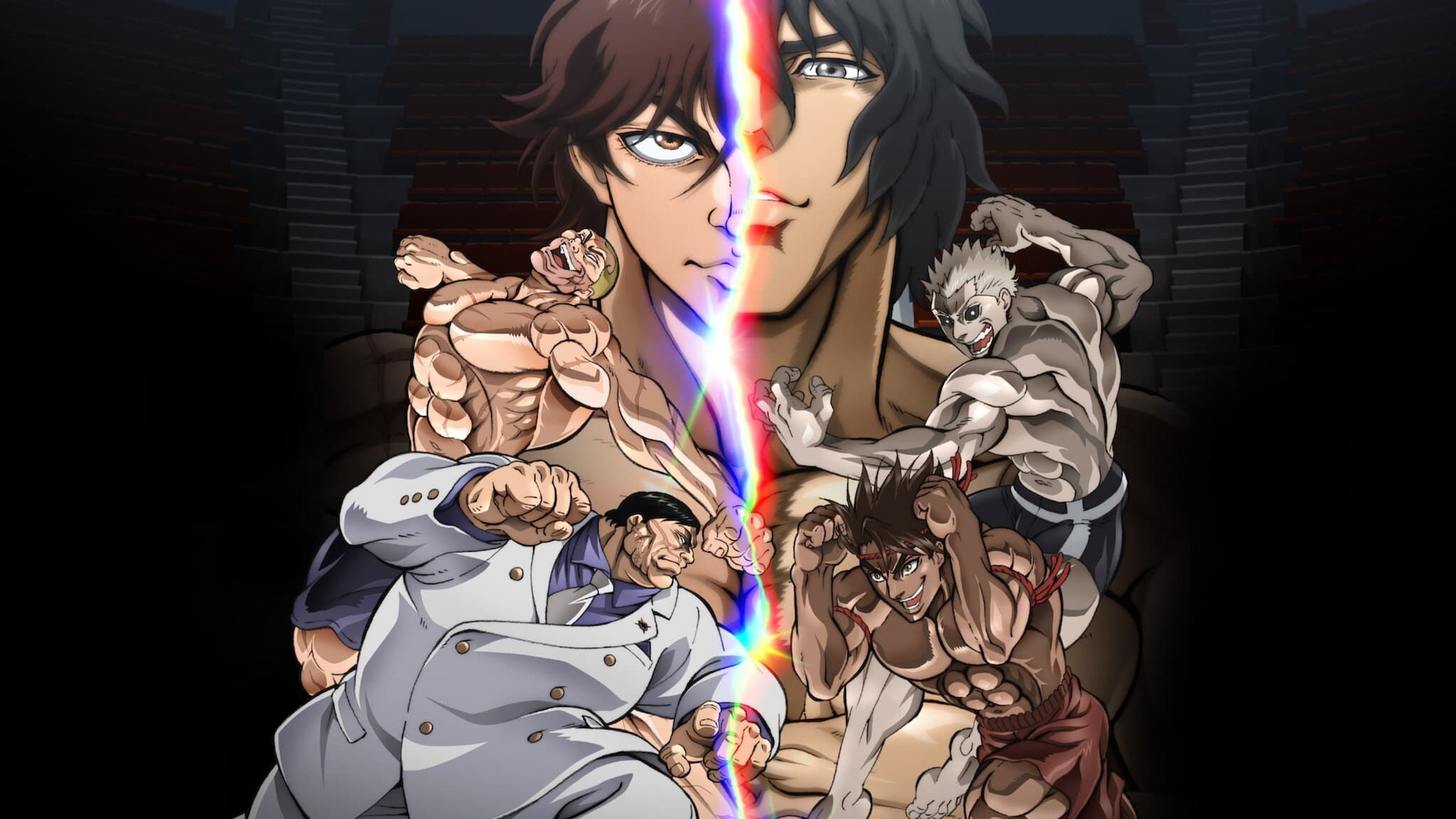 Baki Hanma VS Kengan Ashura Background