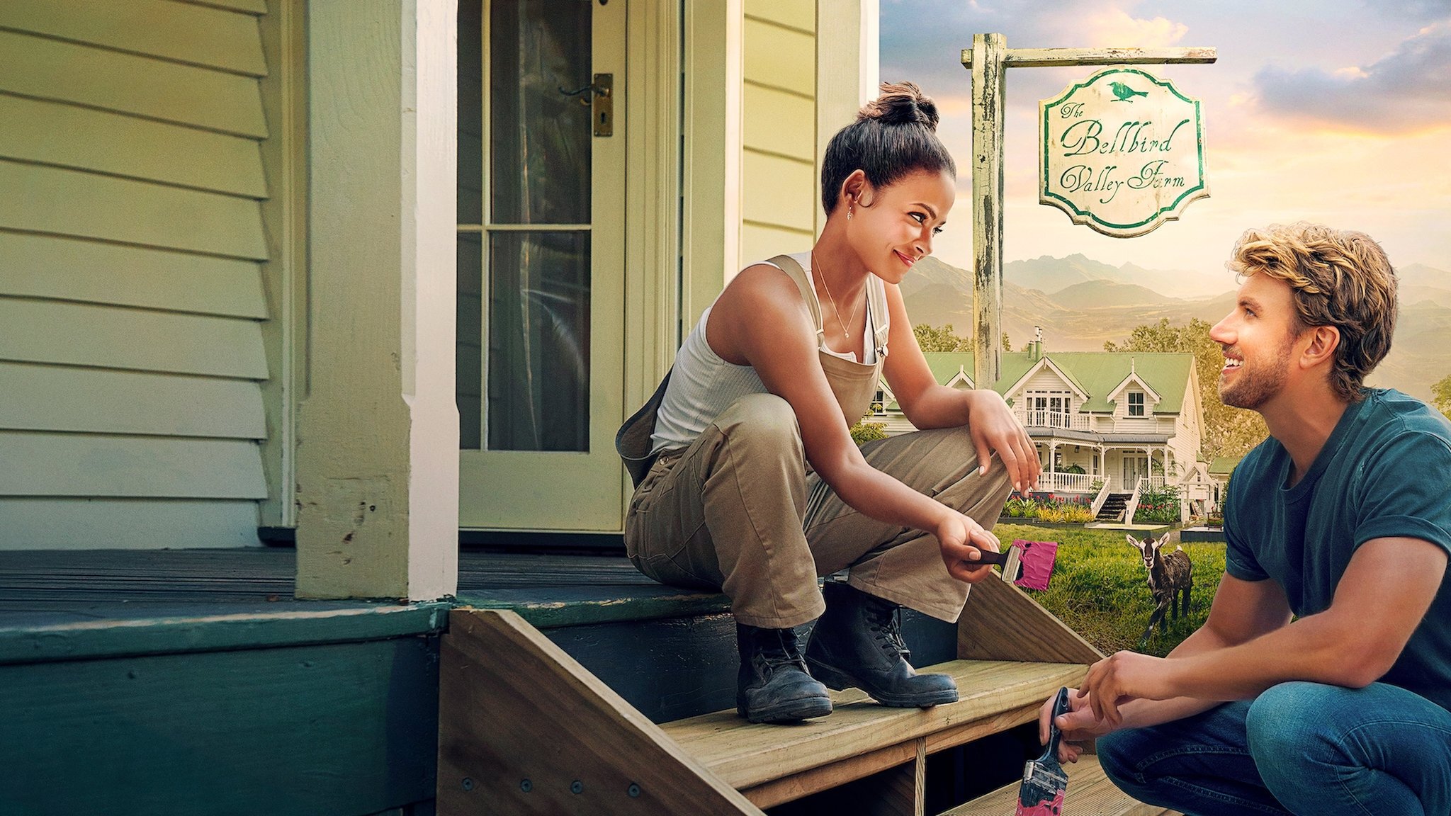 Falling Inn Love Background