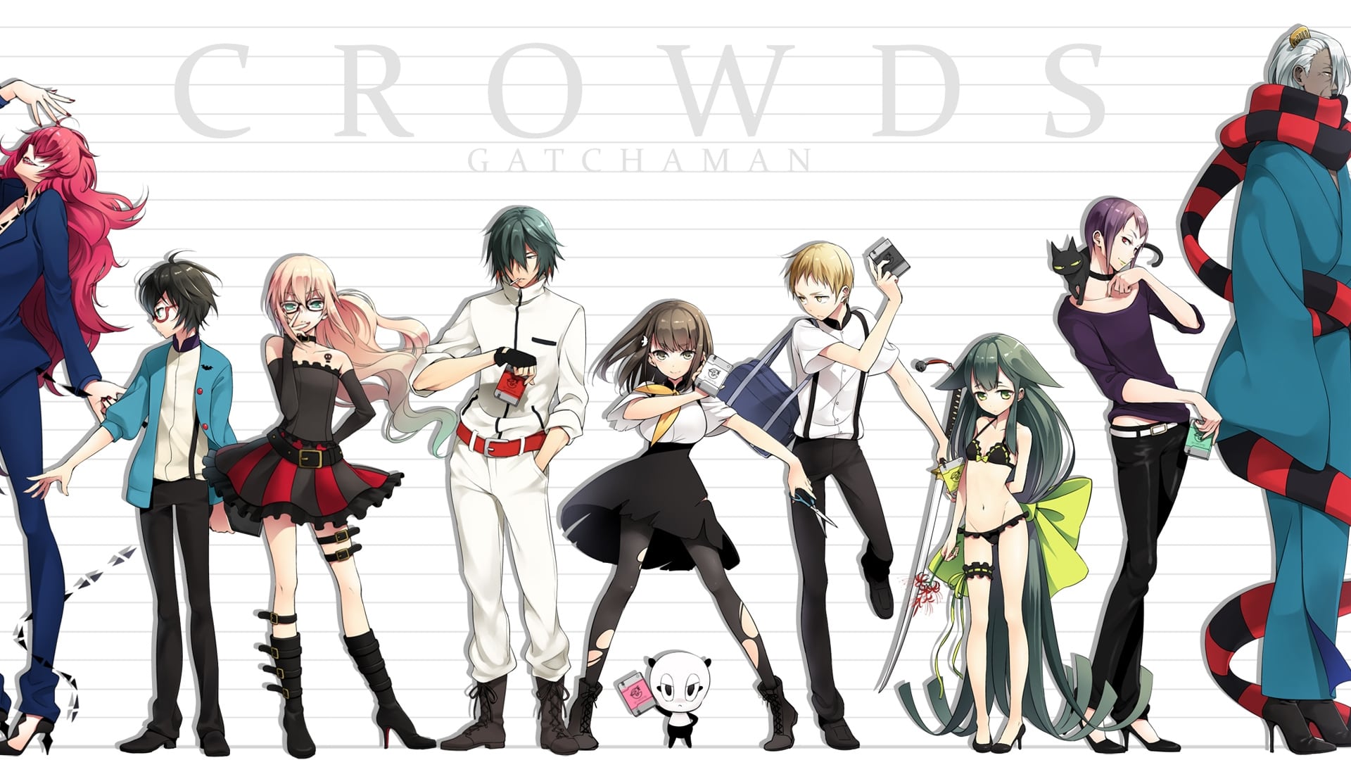 Gatchaman Crowds Background