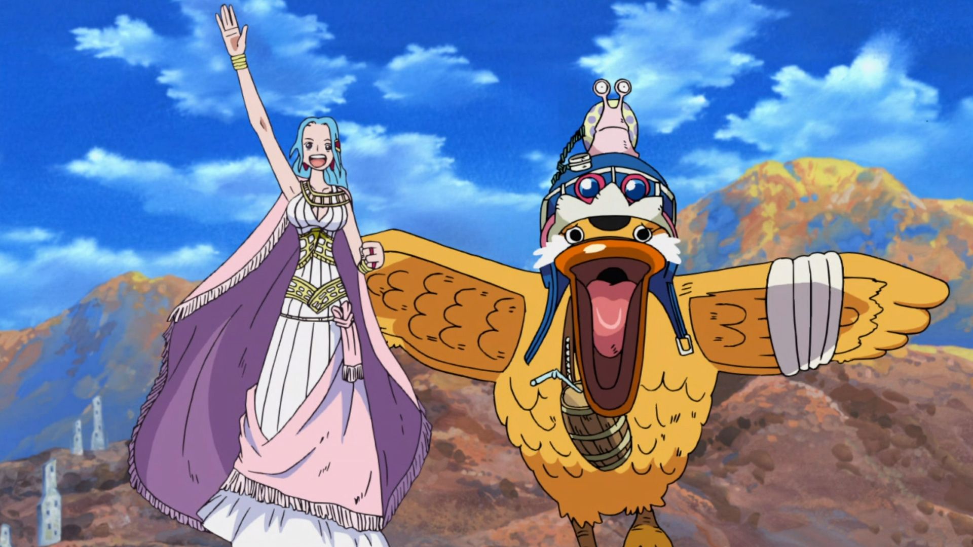 One Piece: The Desert Princess and the Pirates: Adventure in Alabasta Background