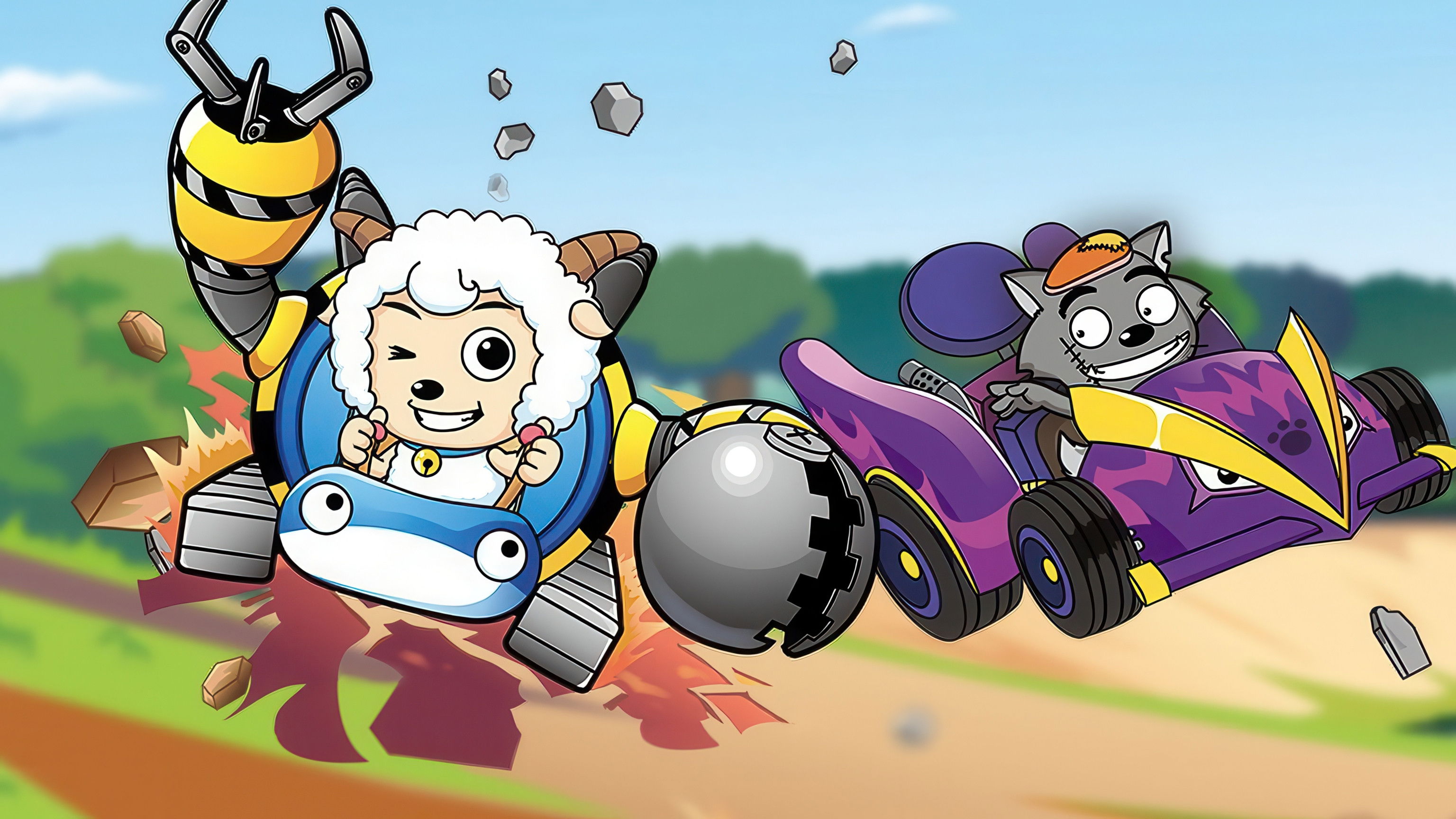 喜羊羊与灰太狼之开心方程式 Background