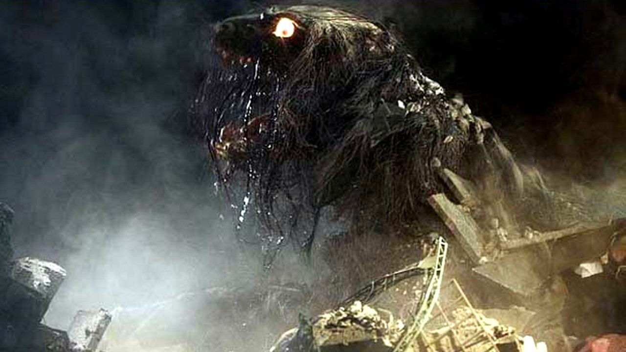 Geharha: The Dark and Long-Haired Monster Background