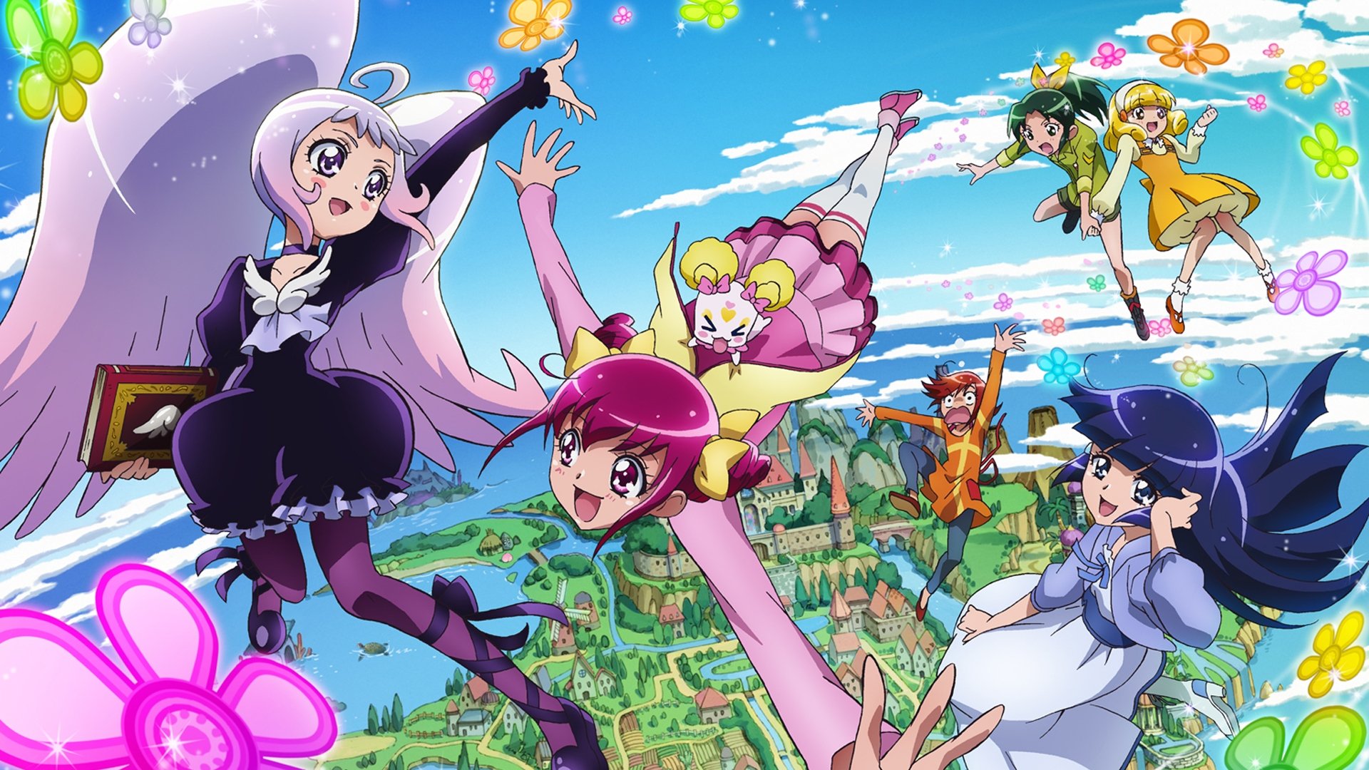 Smile Precure! The Movie: Big Mismatch in a Picture Book! Background