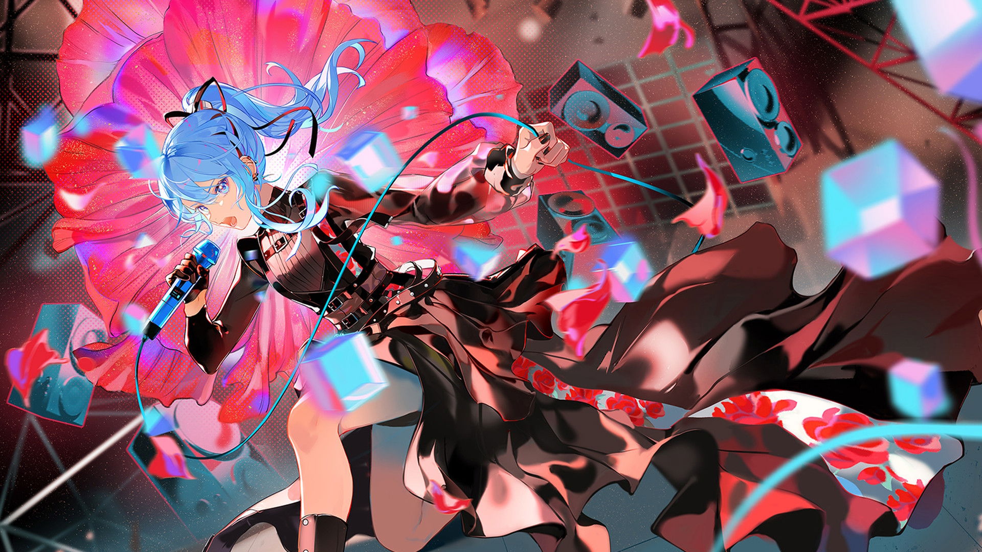 Hoshimachi Suisei 2nd Solo Live "Shout in Crisis" Background