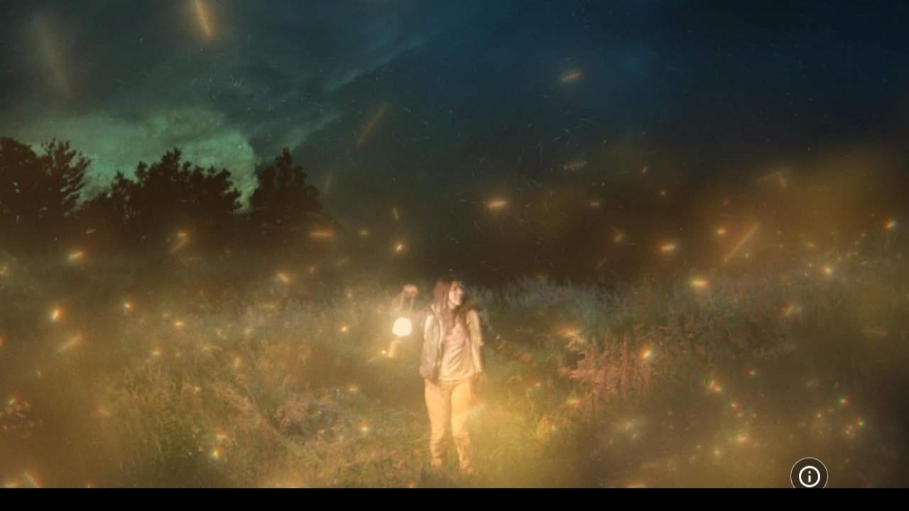 La niña y el cazador Background