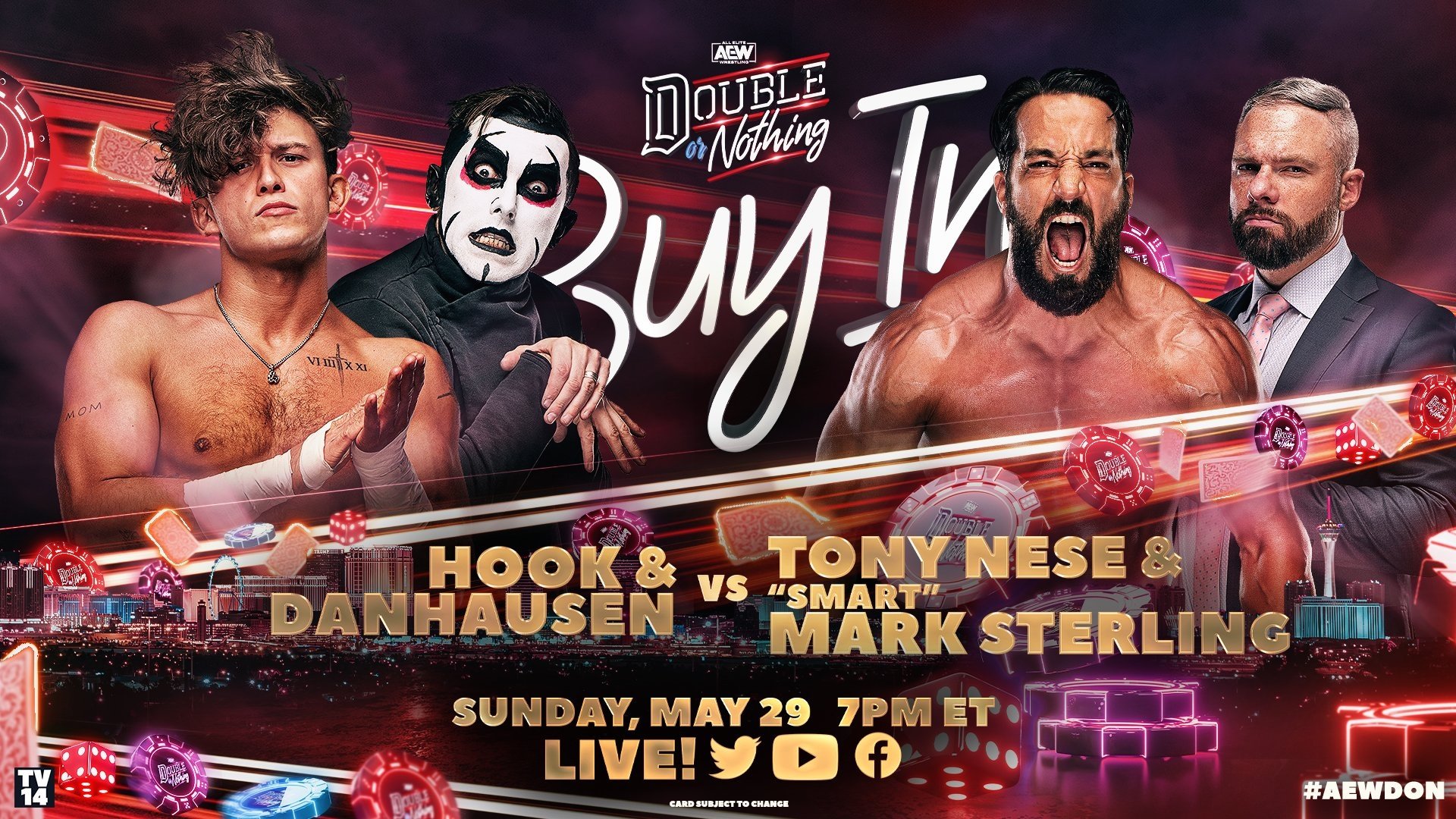AEW Double or Nothing 2022: The Buy In Background