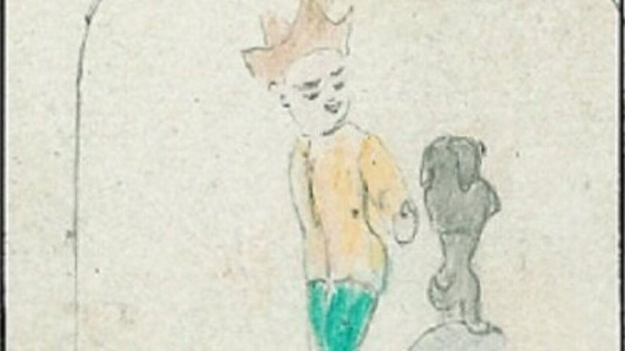 Clown and His Dogs Background