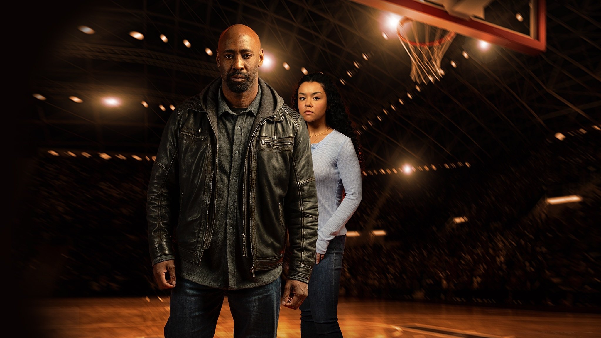 Taken at a Basketball Game Background