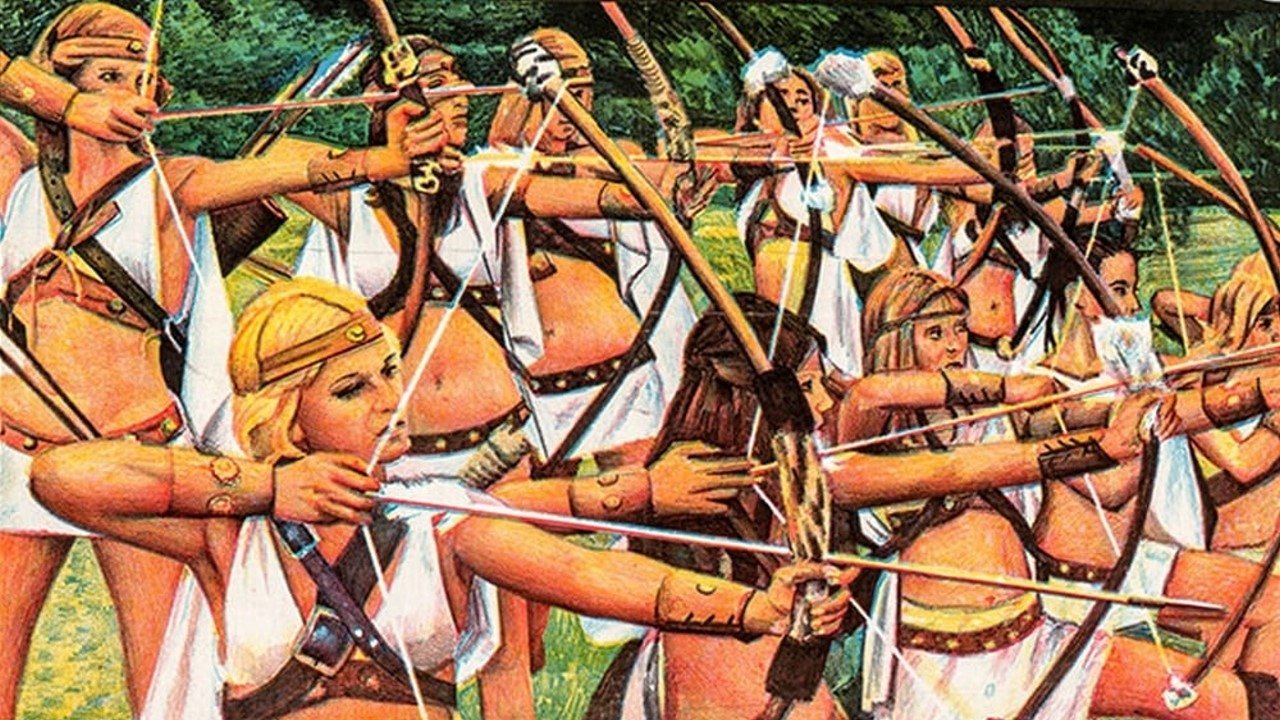 Super Stooges vs the Wonder Women Background